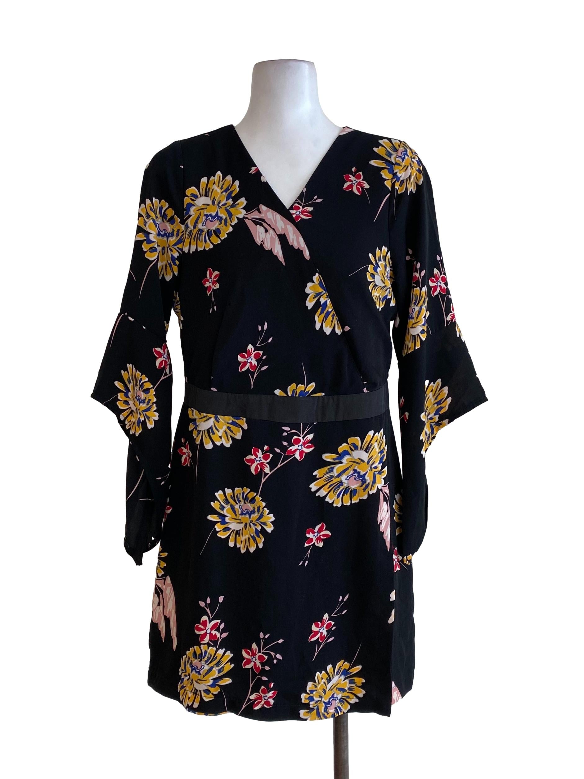 Black Floral Rompers
