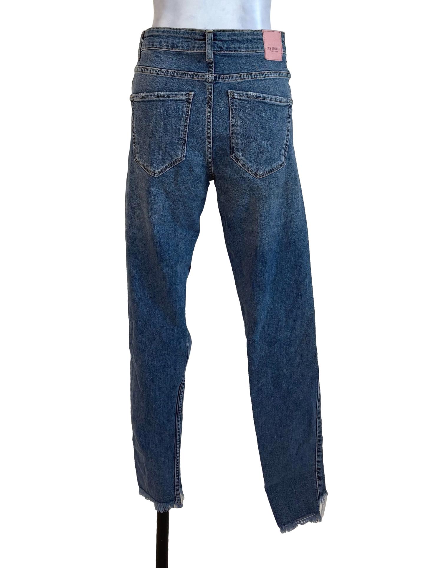Blue Ripped Skinny Jeans