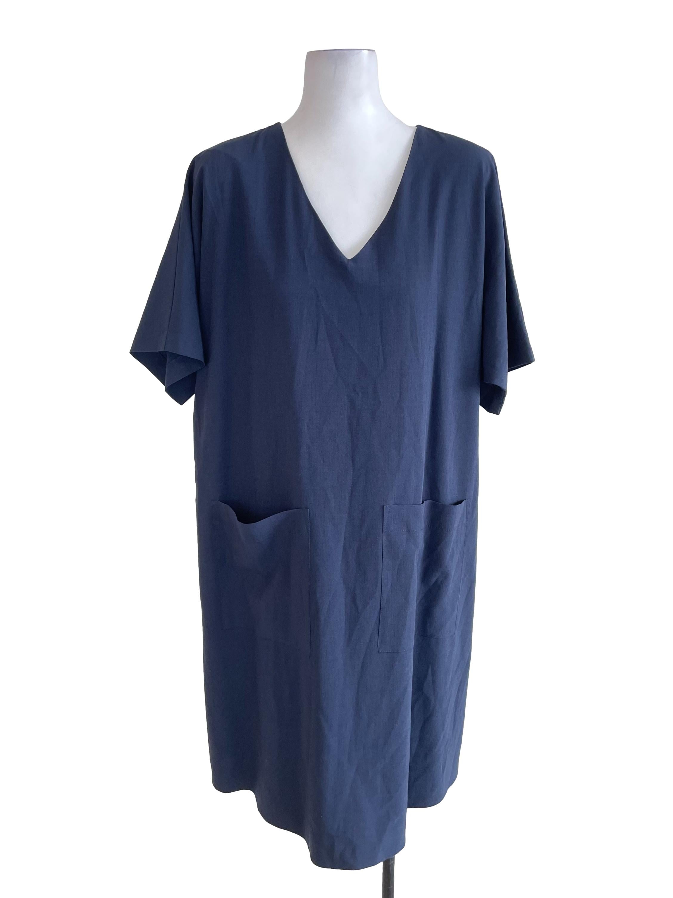 Midnight Blue Baggy Dress