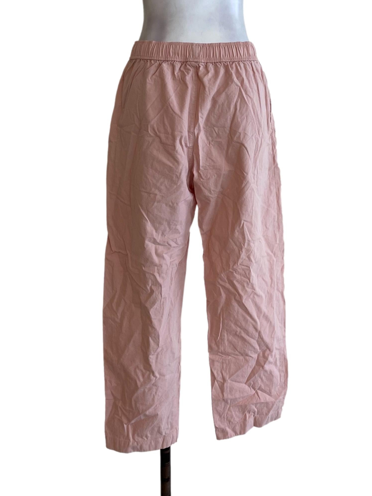 Pink Plain Pants