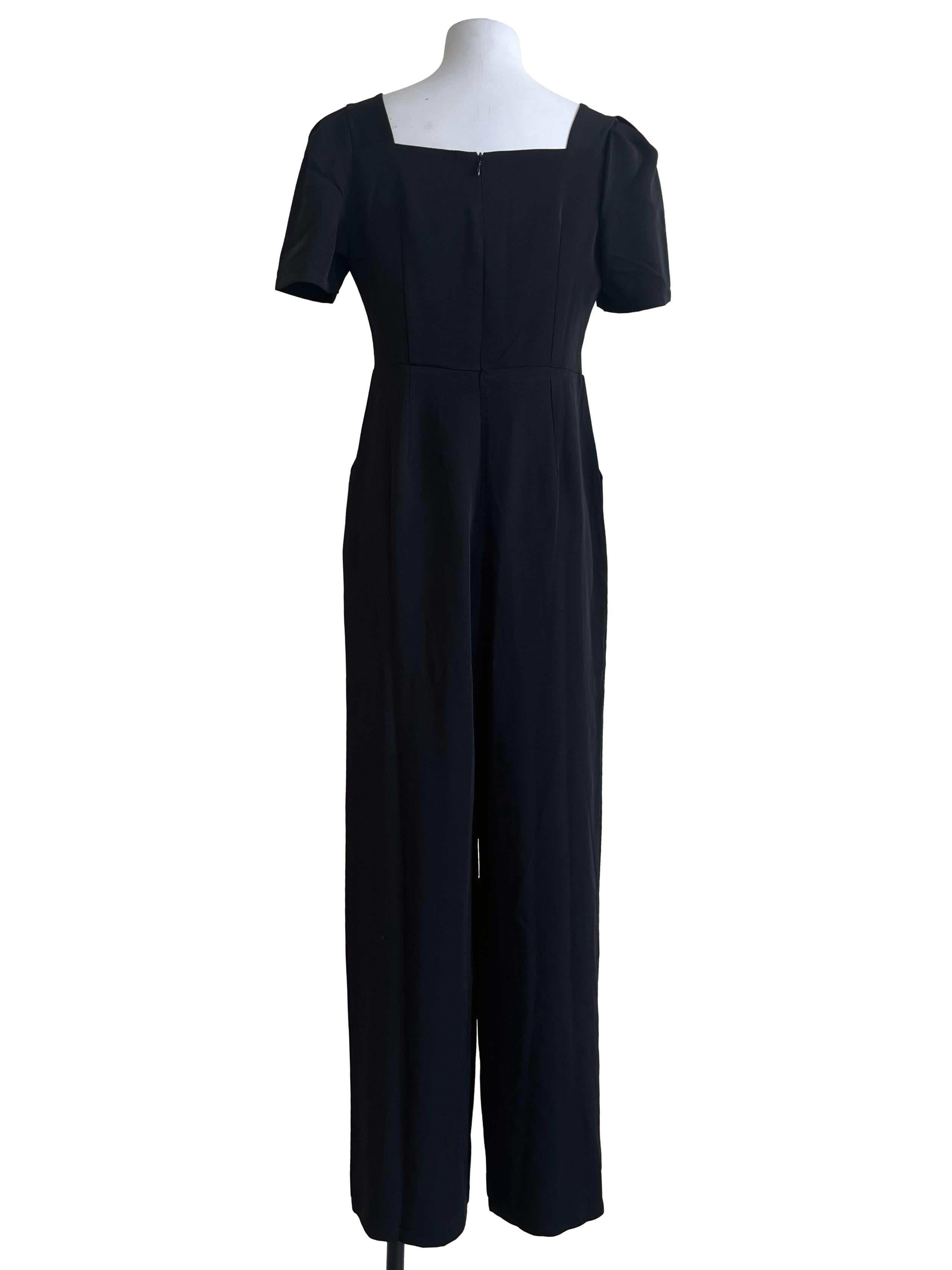 Pitch Black Sweetheart Jumpsuit