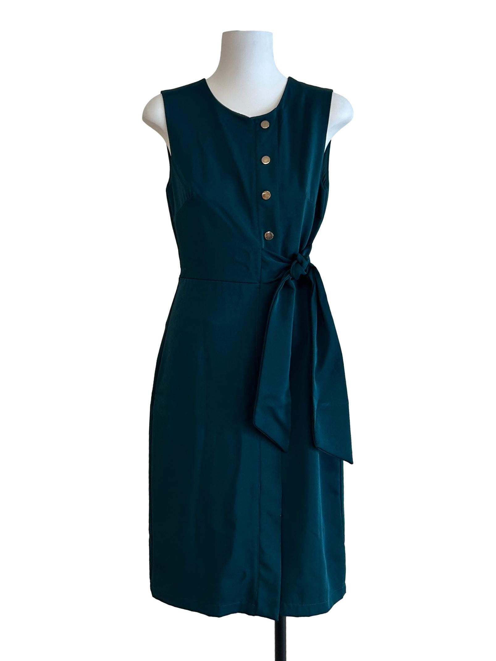Emerald Green Sleeveless Dress