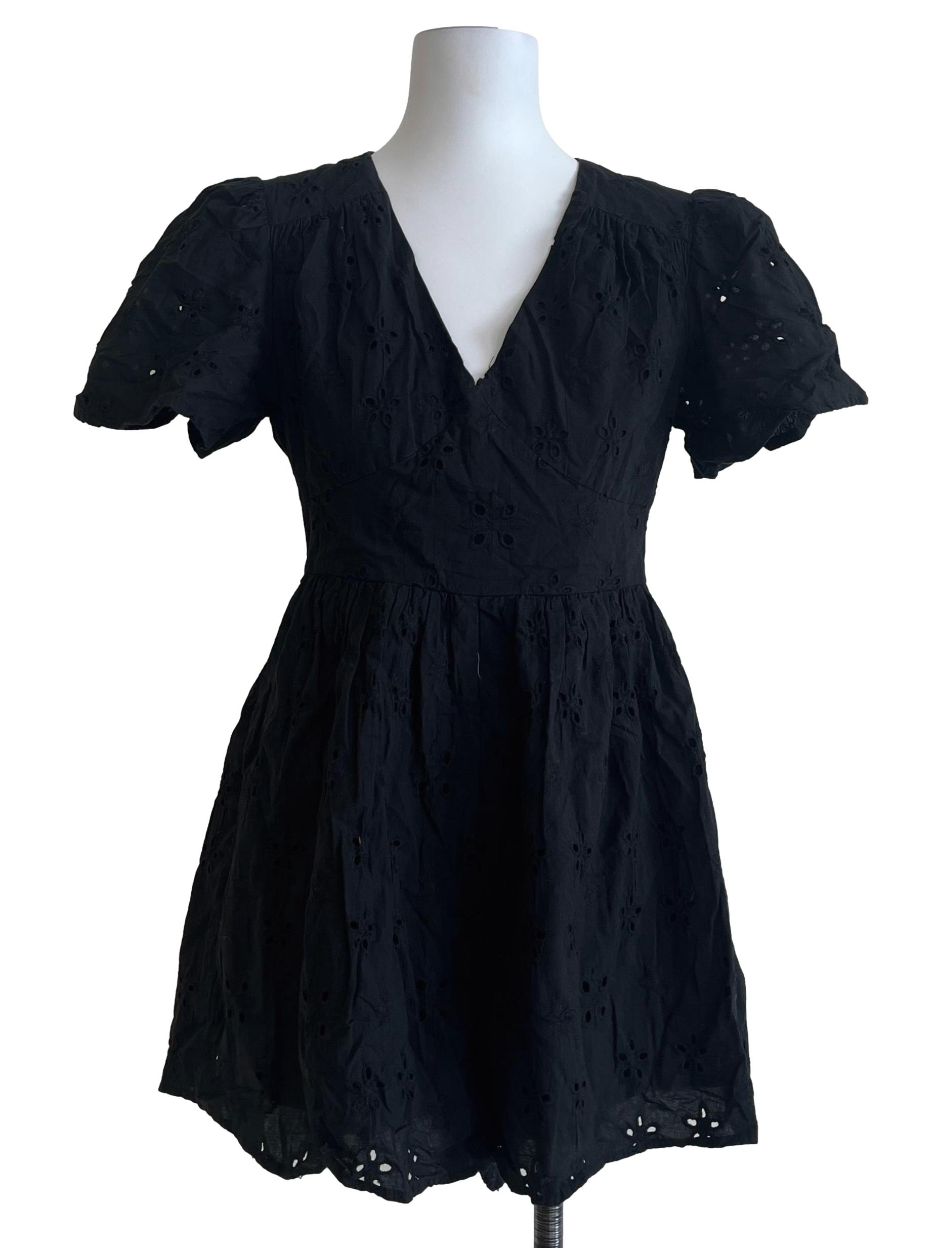 Ink Black V-Neck Rompers