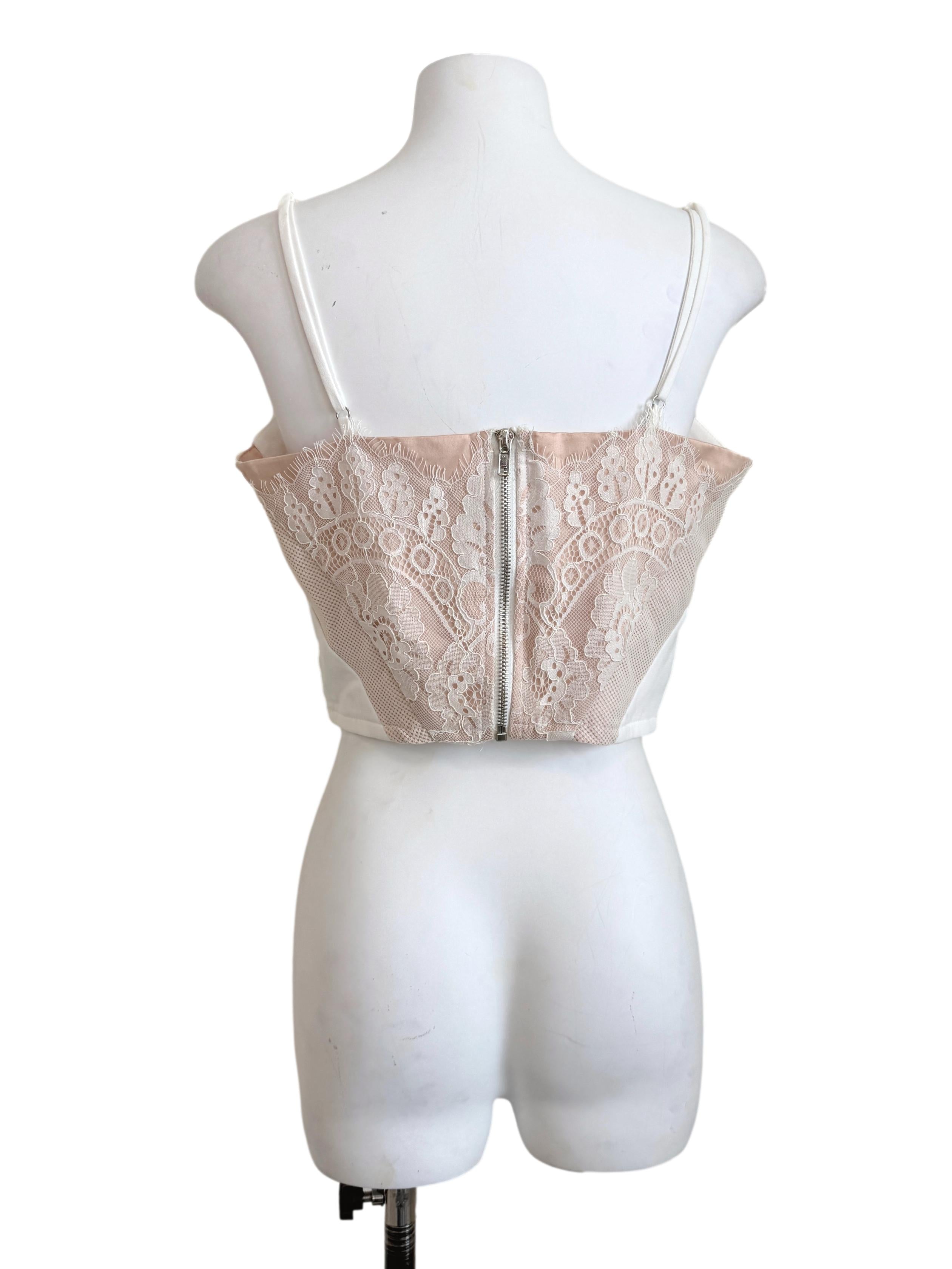 Parchment Beige Lace Top