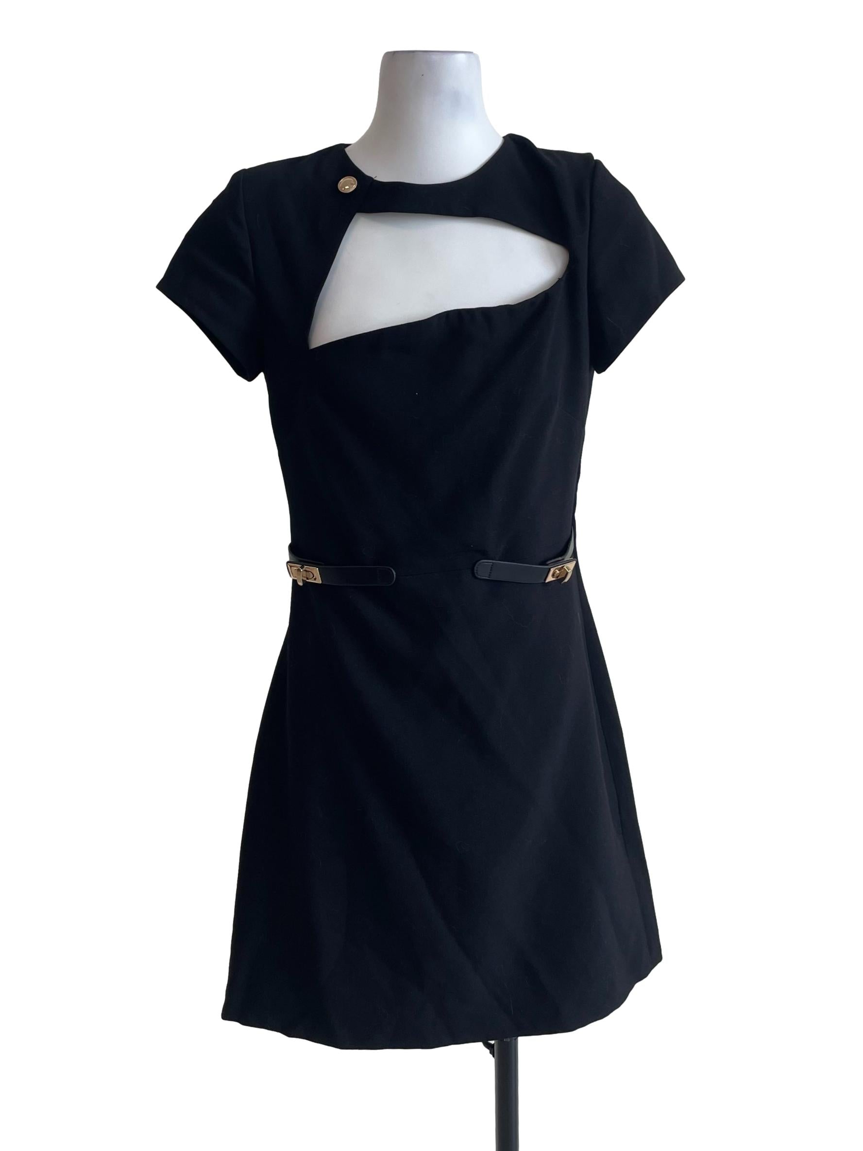 Black Cut Out Dress