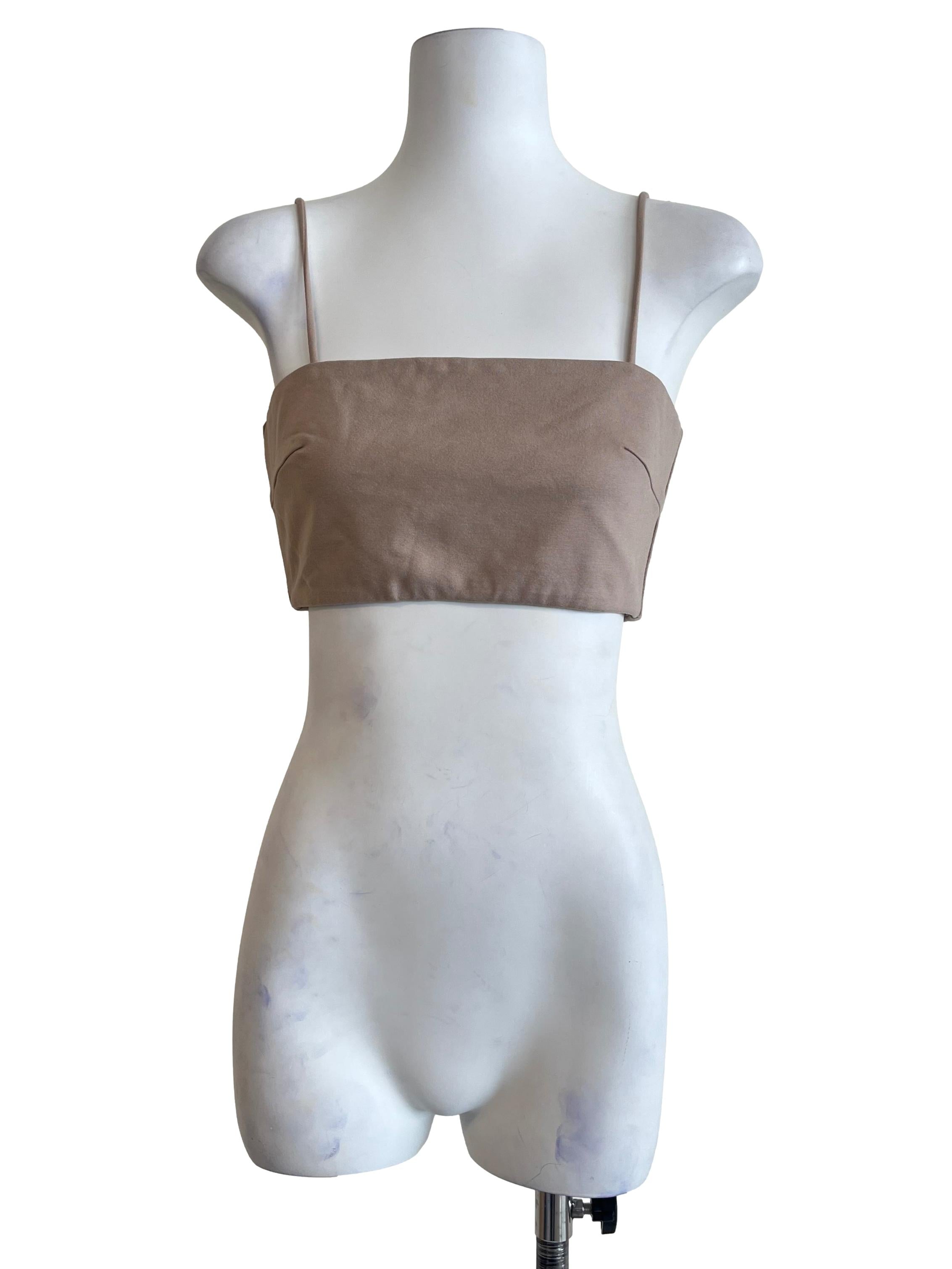 Tortilla Brown Spaghetti Sleeveless Top LB