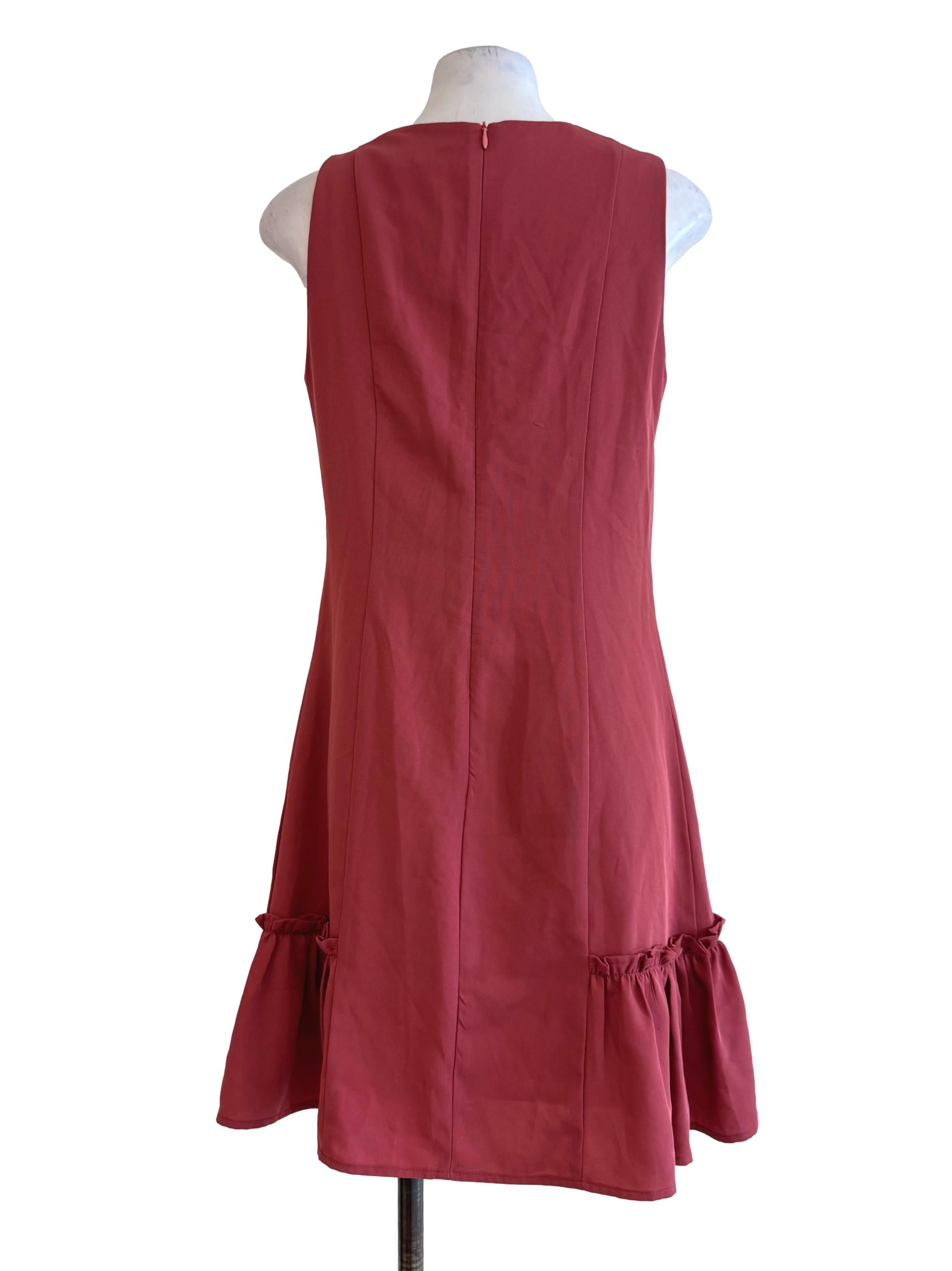Salmon Pink Empire Dress