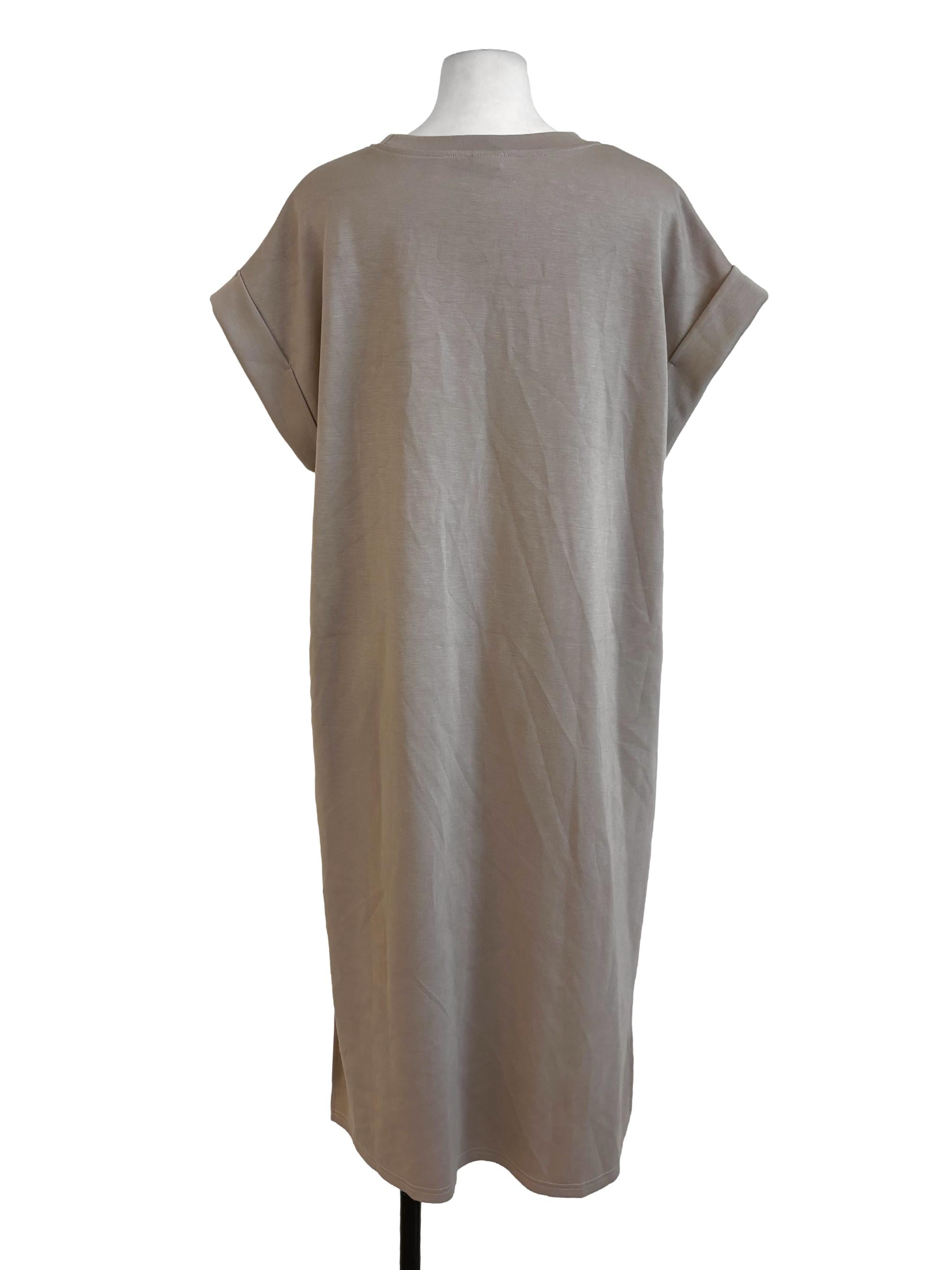 Latte Jersey Dress