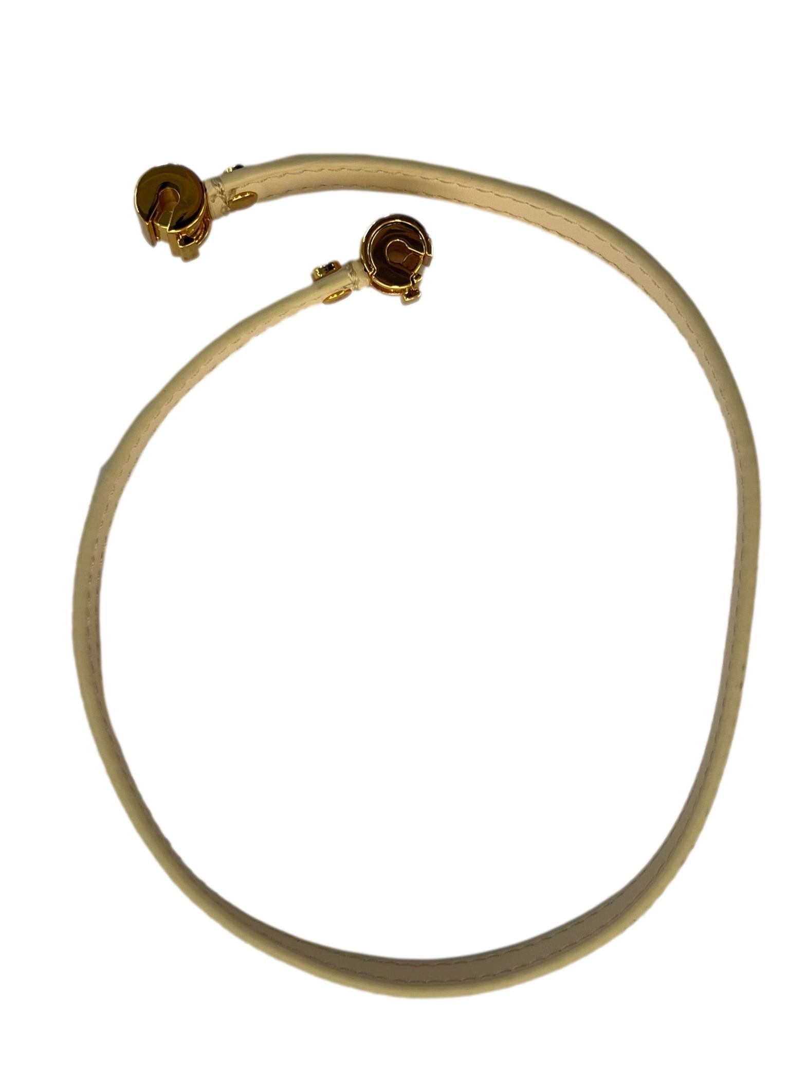 Cream Rectangle Phone Bag