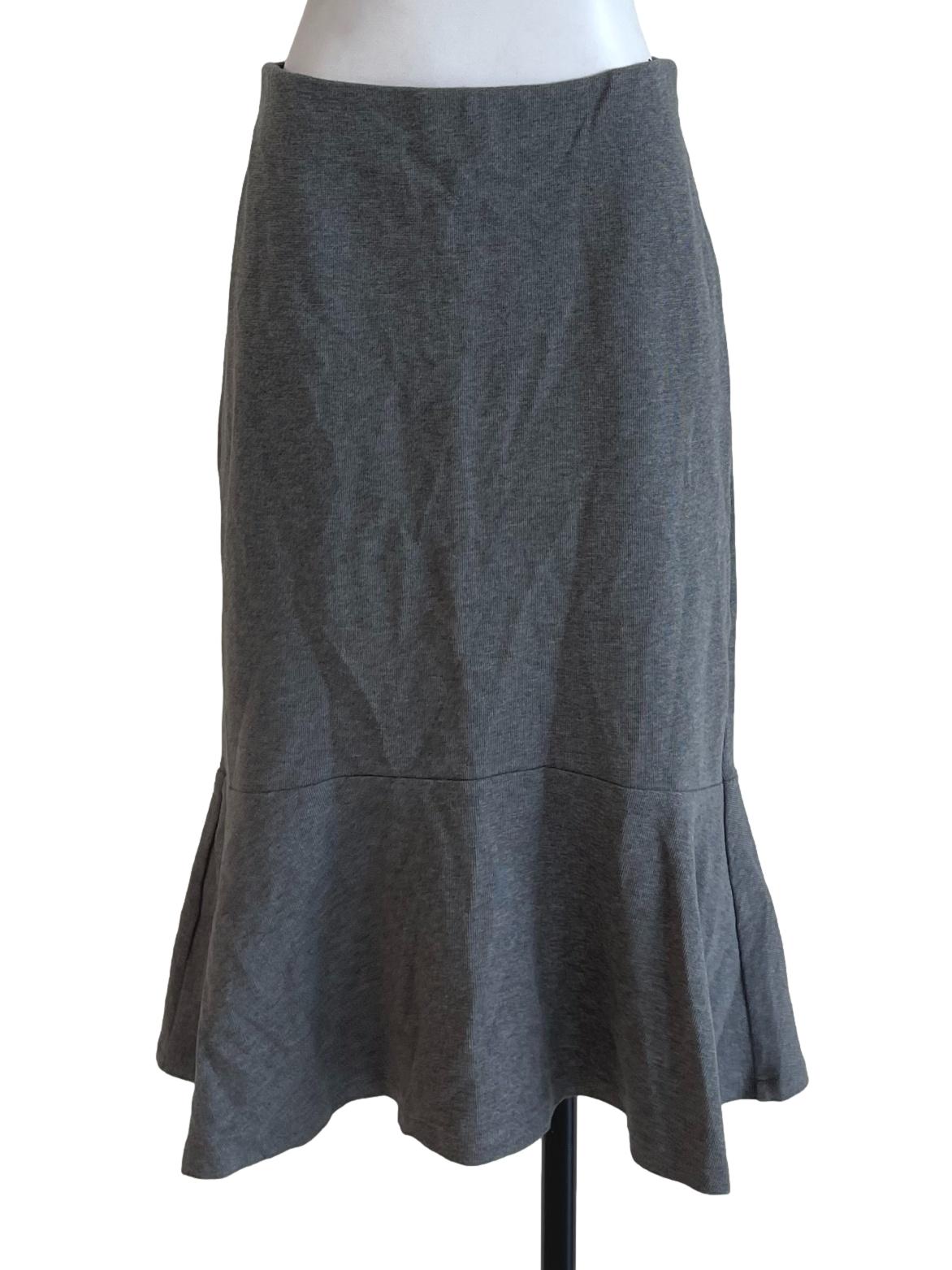 Grey Ruffles Skirt