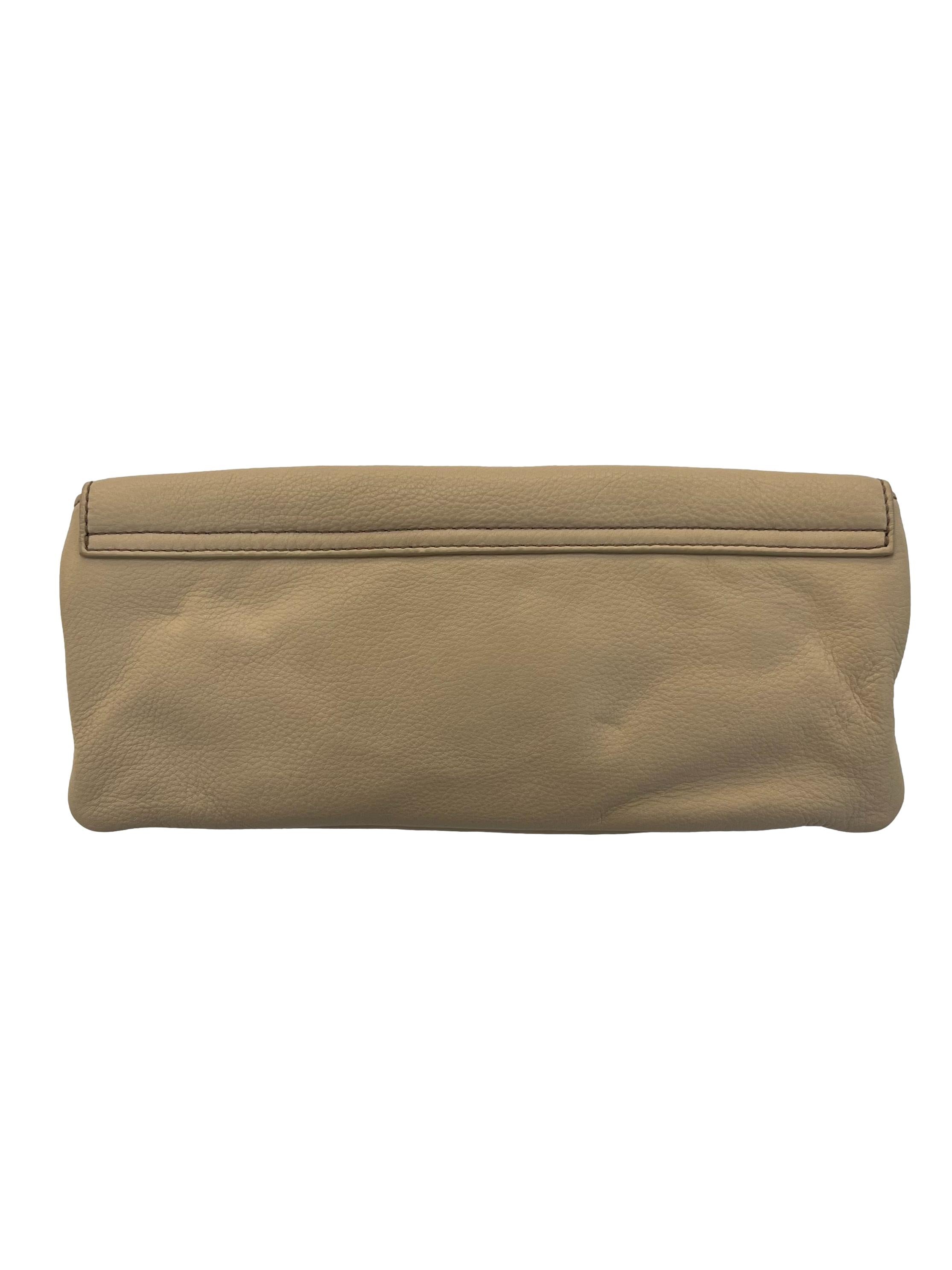 Nude Textured Clutch