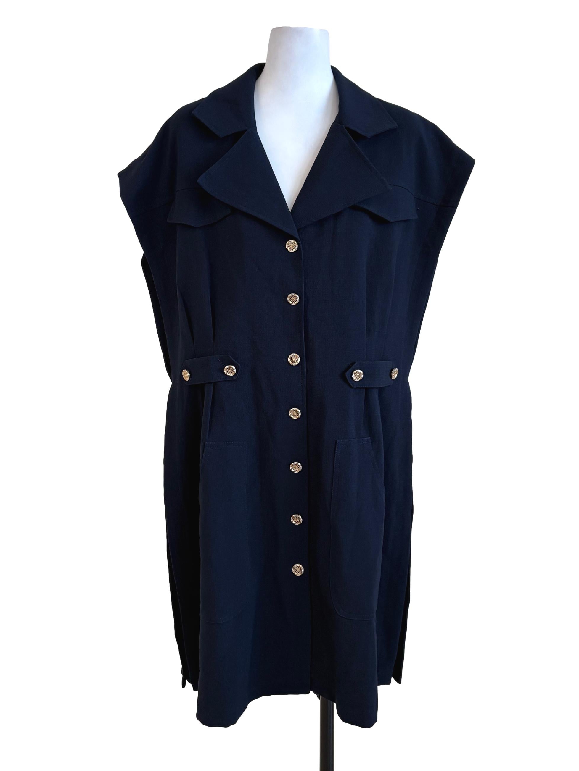 Indigo Blue Shirt Dress