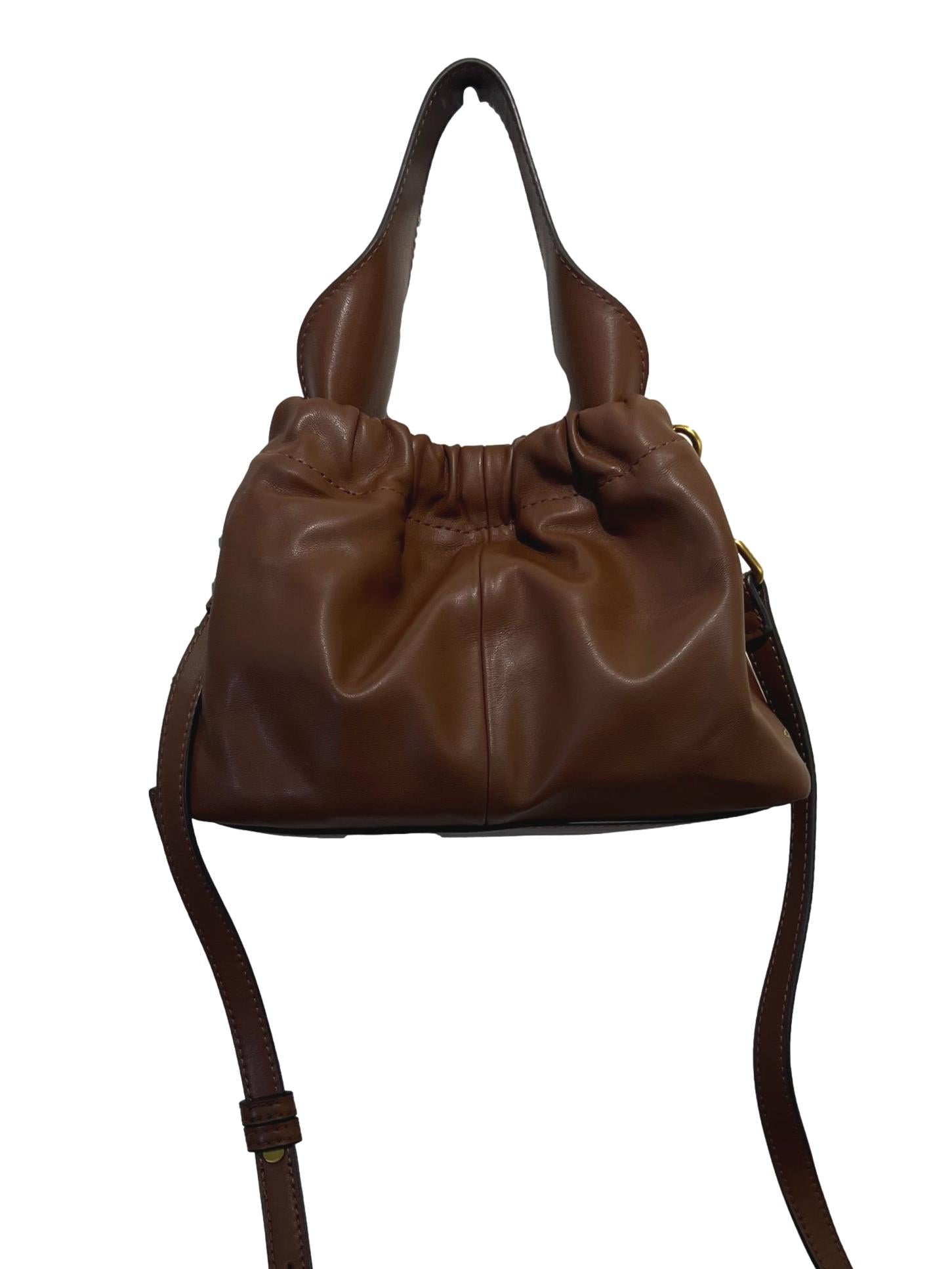 Warm Brown Dumpling Bag