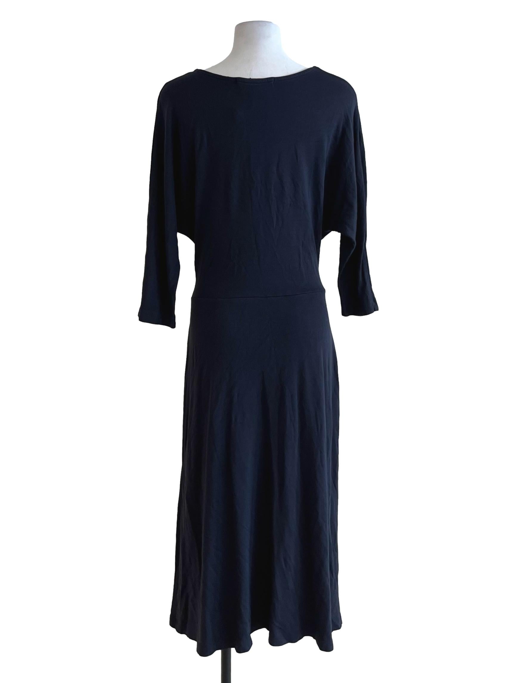 Shadow Grey Jewel Neckline Empire Dress