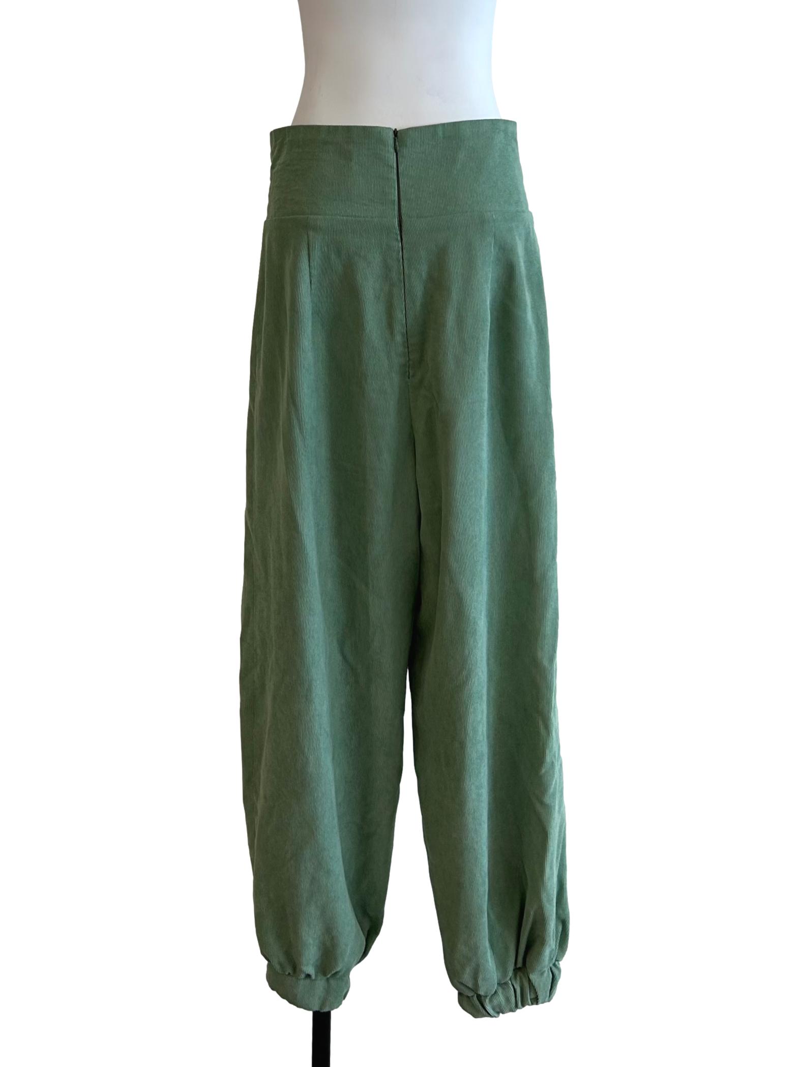 Olive Green Corduroy Pants