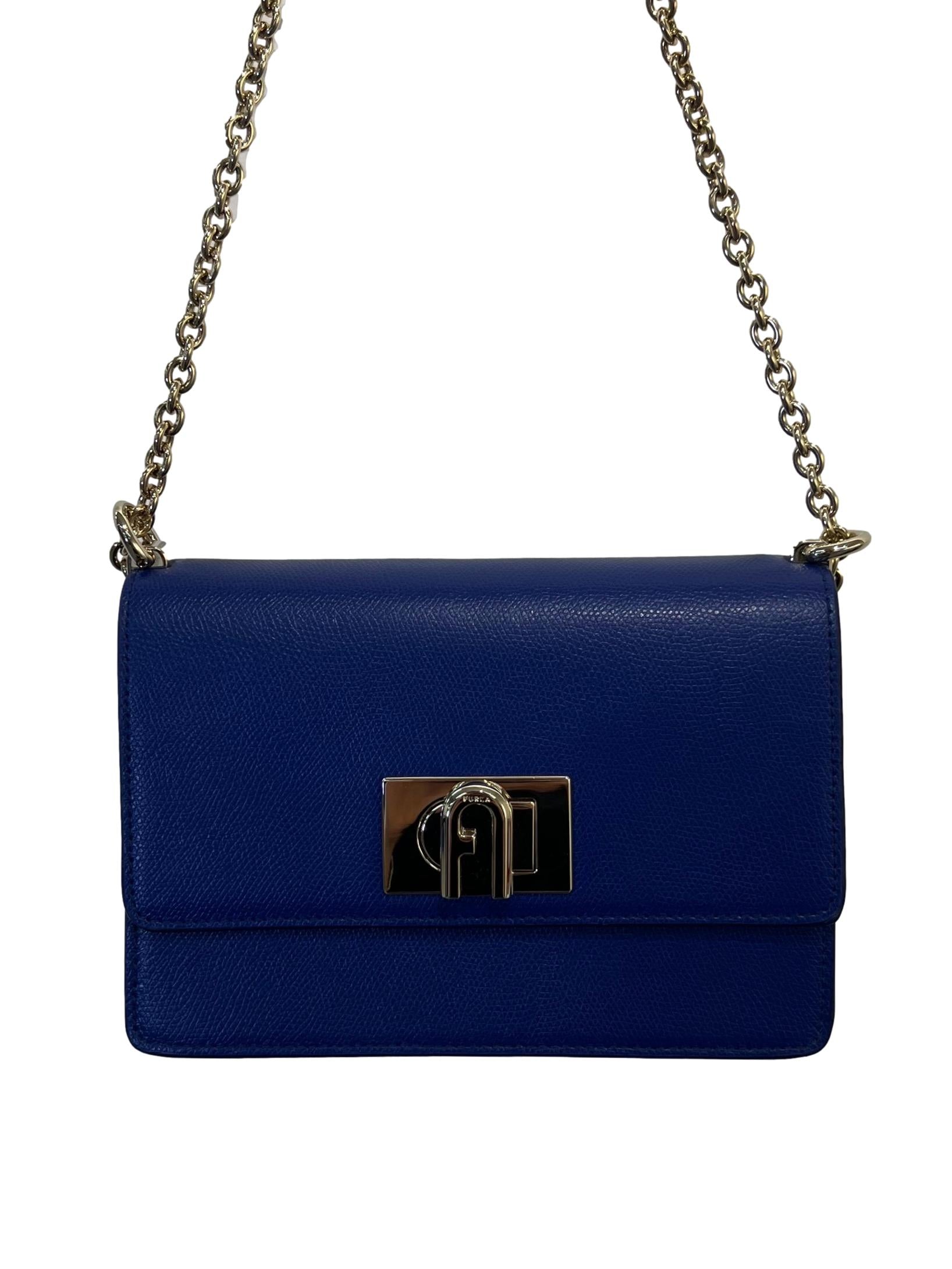 Electric Blue Crossbody Bag