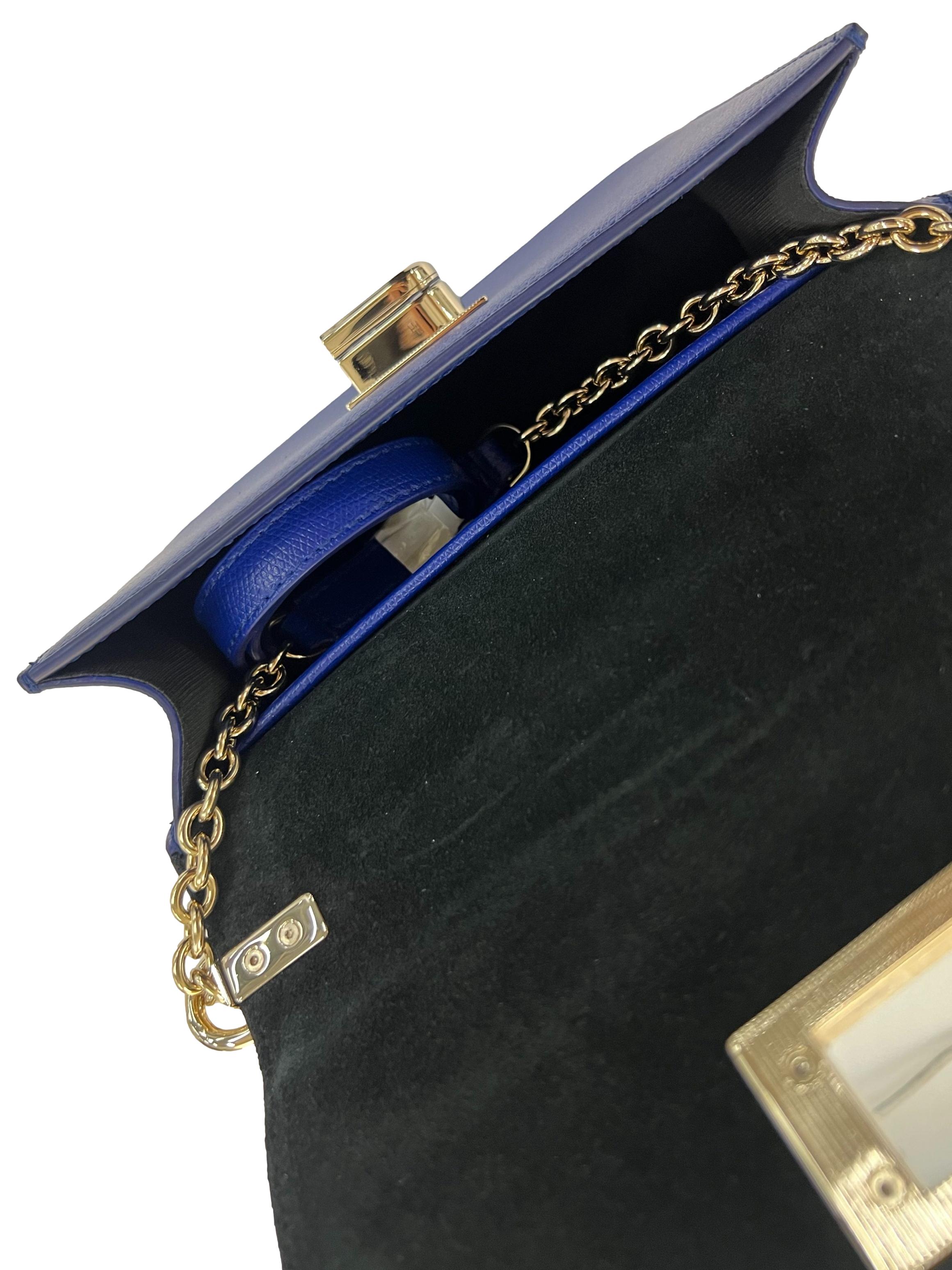 Electric Blue Crossbody Bag