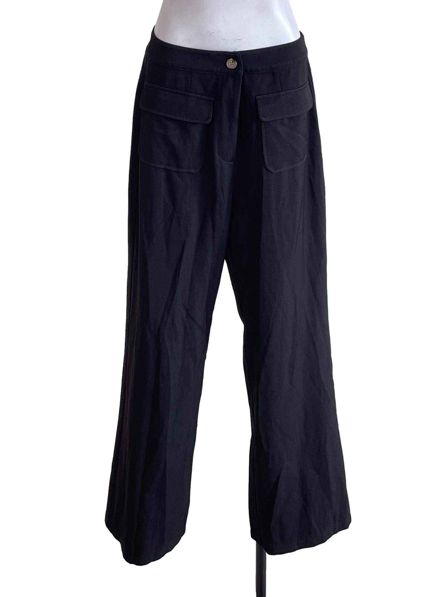 Black Bust Pocket Pants