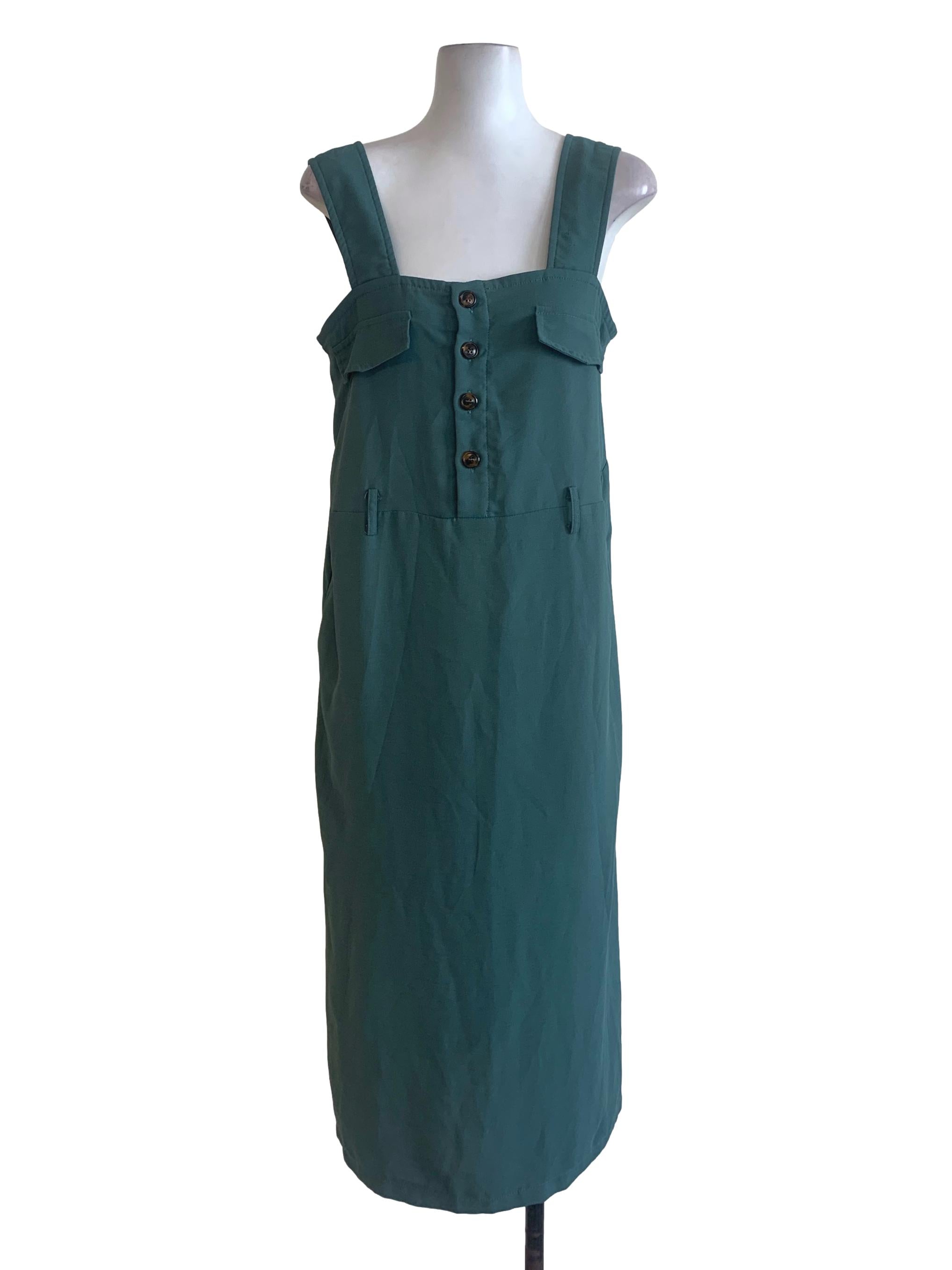 slim fit dress slacks Zalora Green Tunic Dress