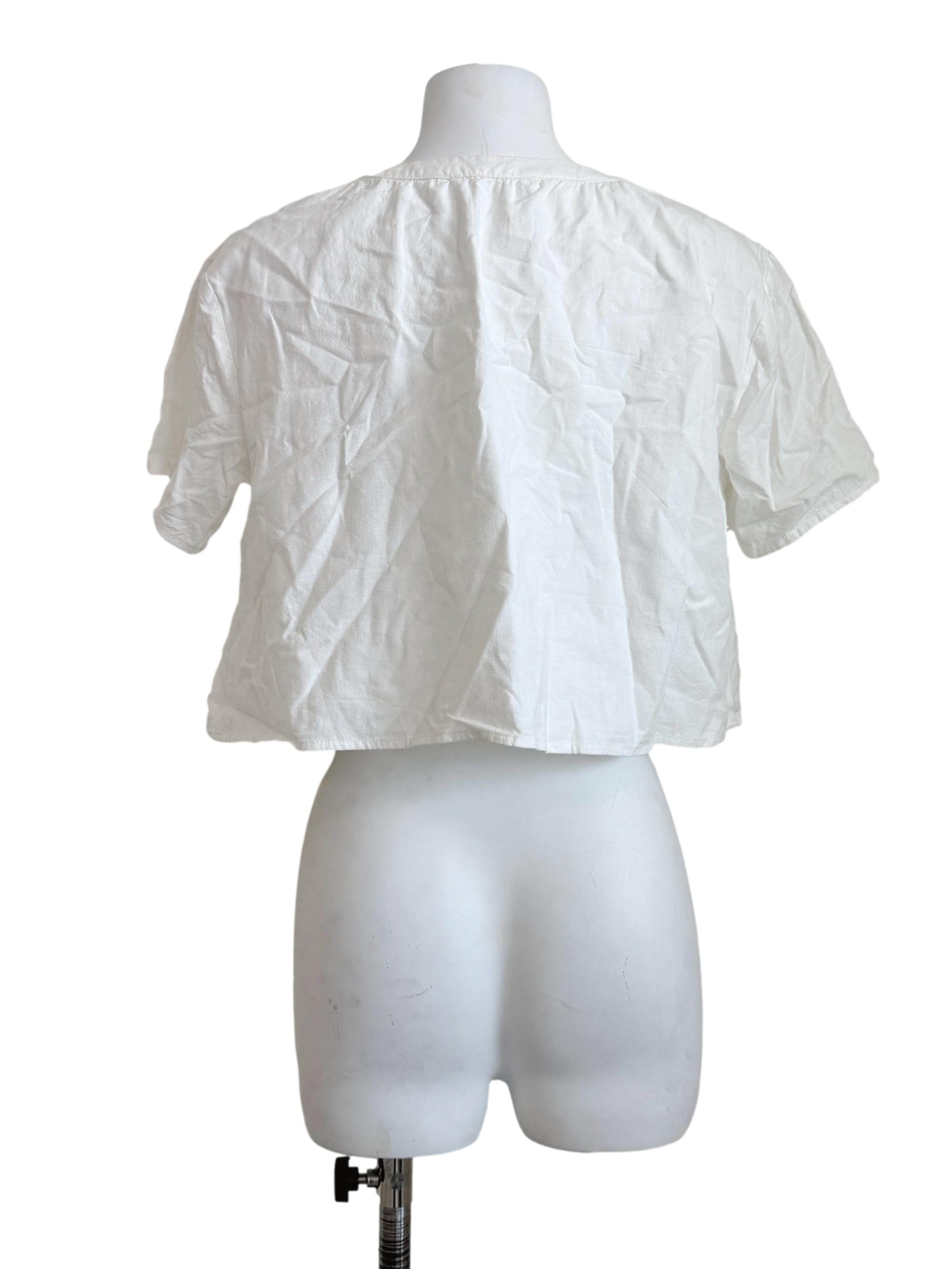 White Short Sleeves Top