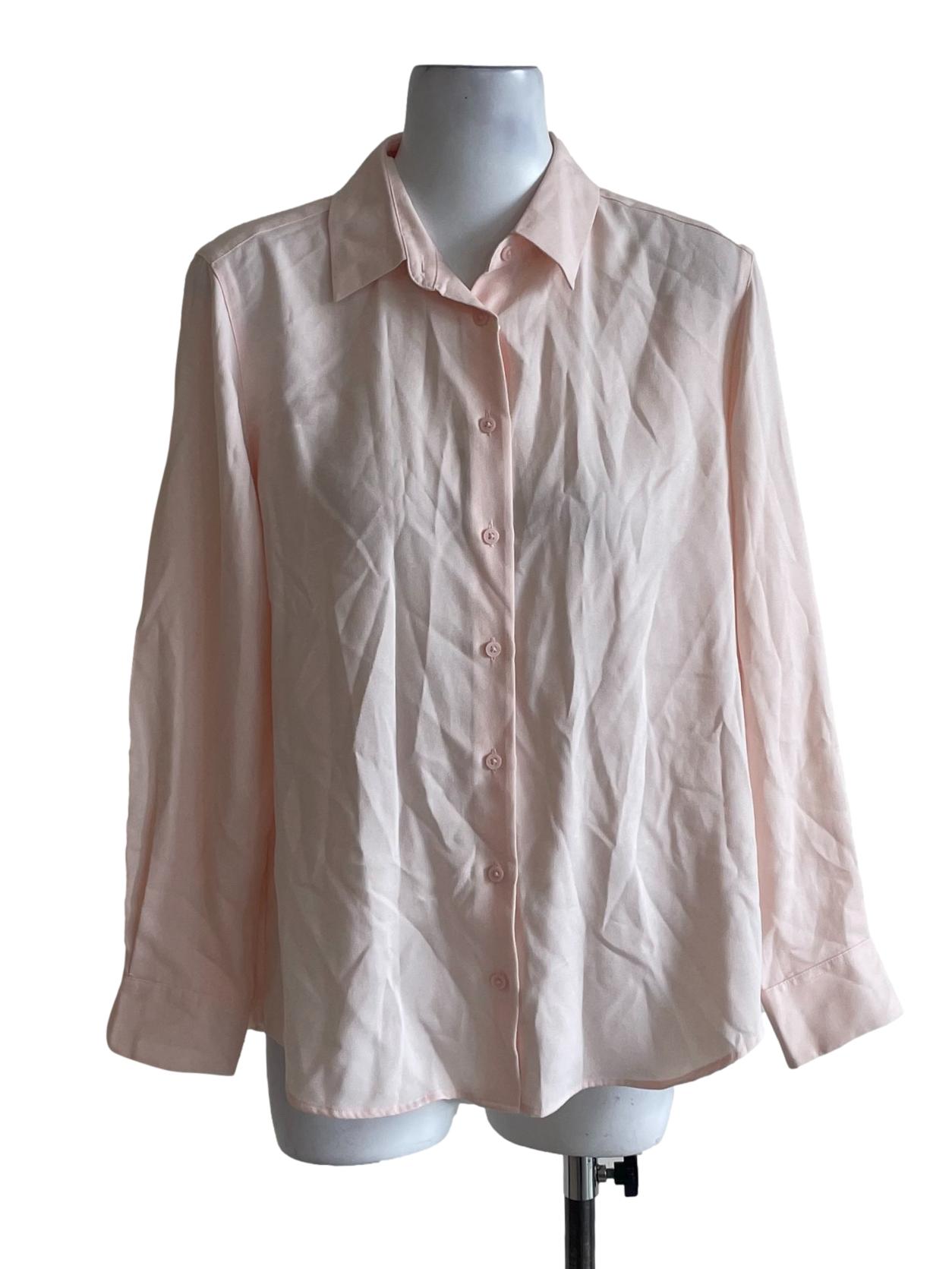 Pastel Orange Button Up Shirt