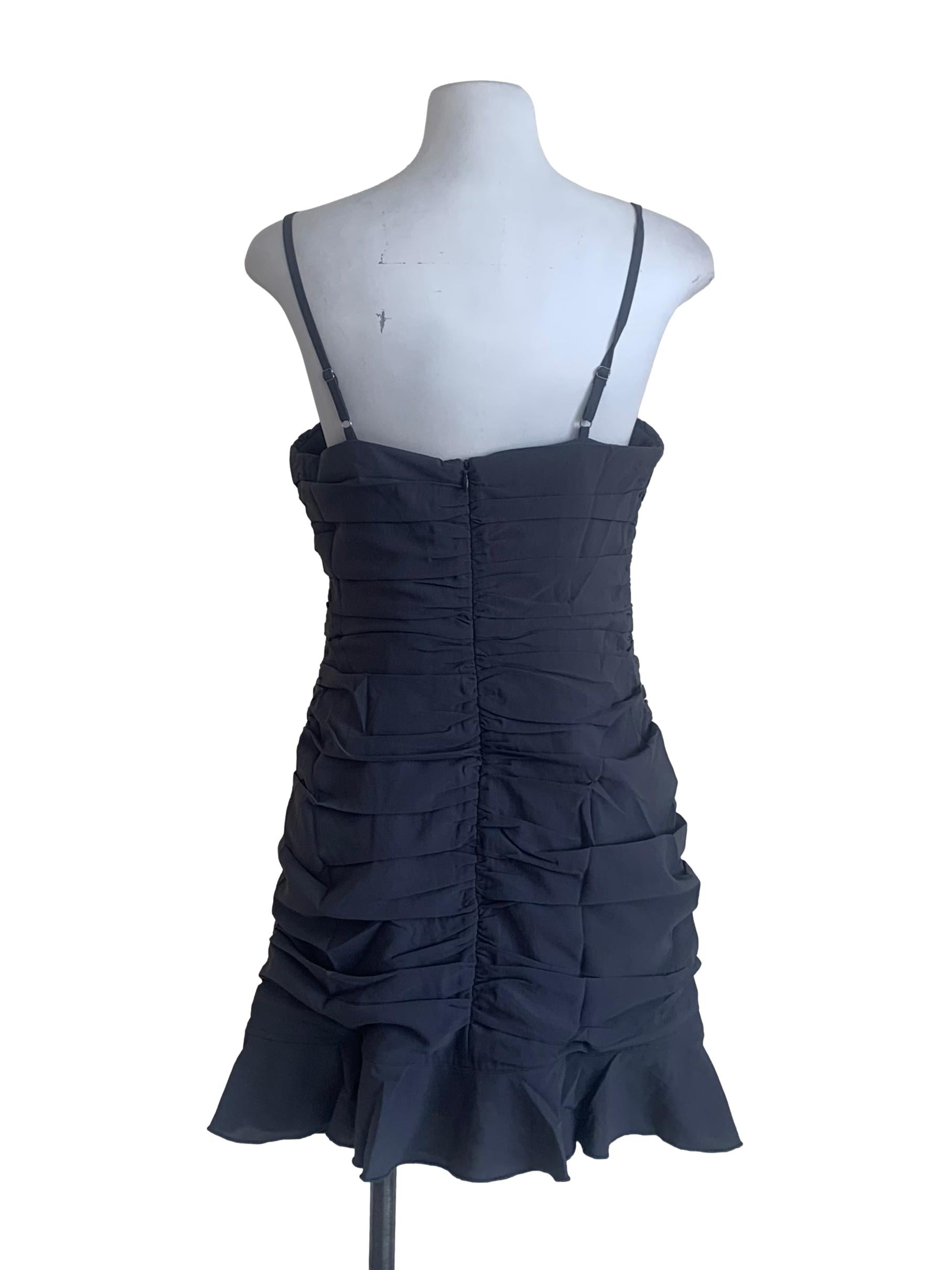 Slate Grey Spaghetti Strap Dress