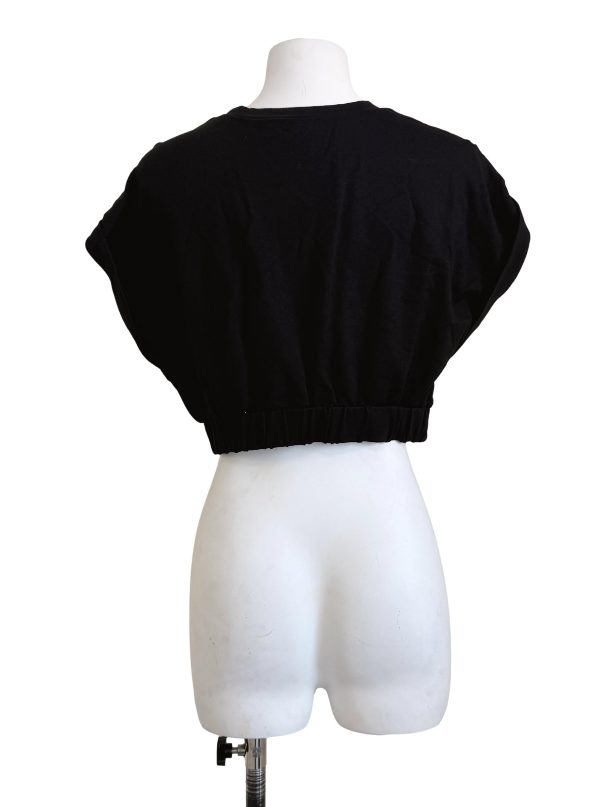 Black Round Neck Top LB