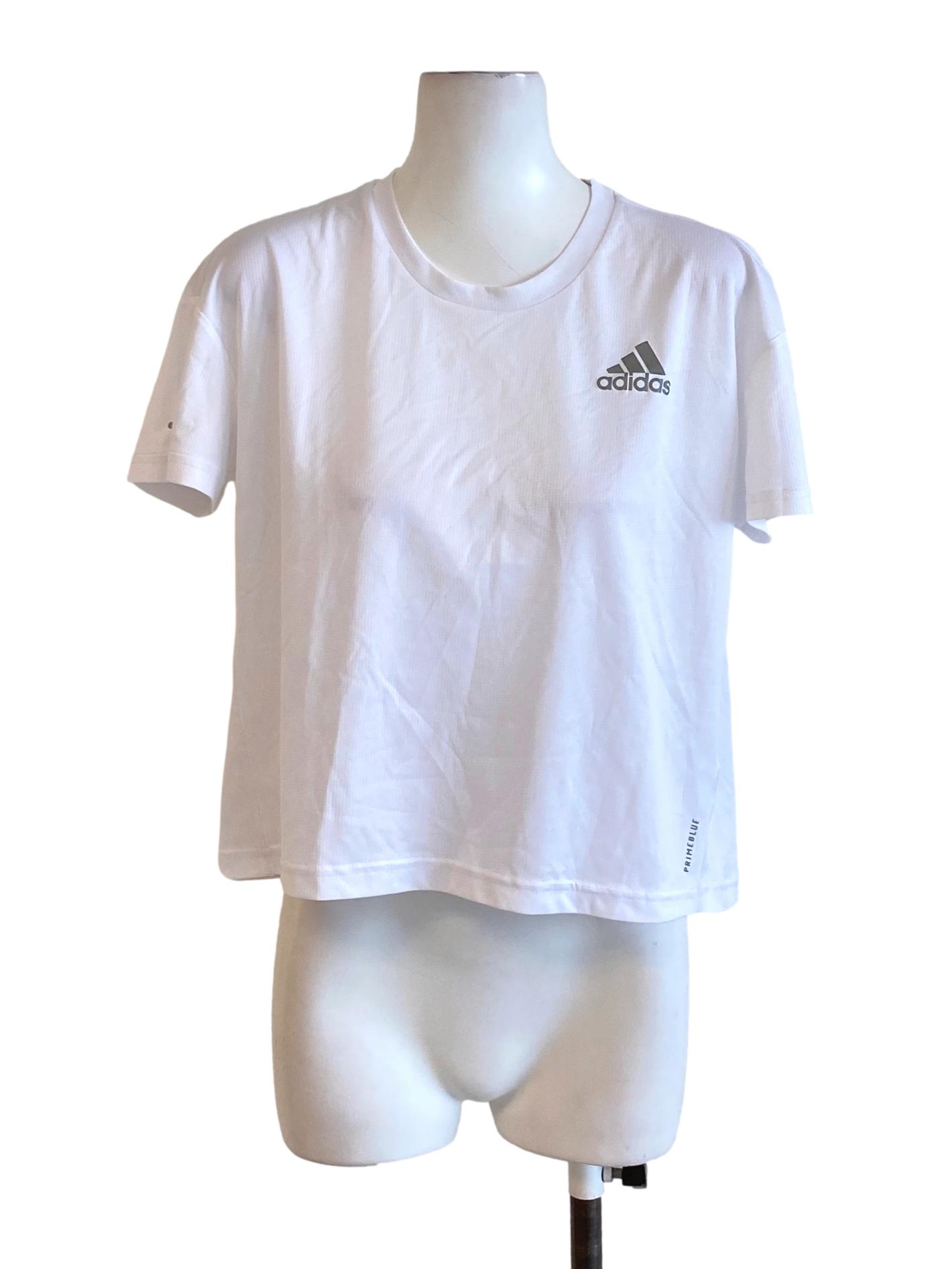 Pure White Round Neck Short Sleeve Regular T-Shirt