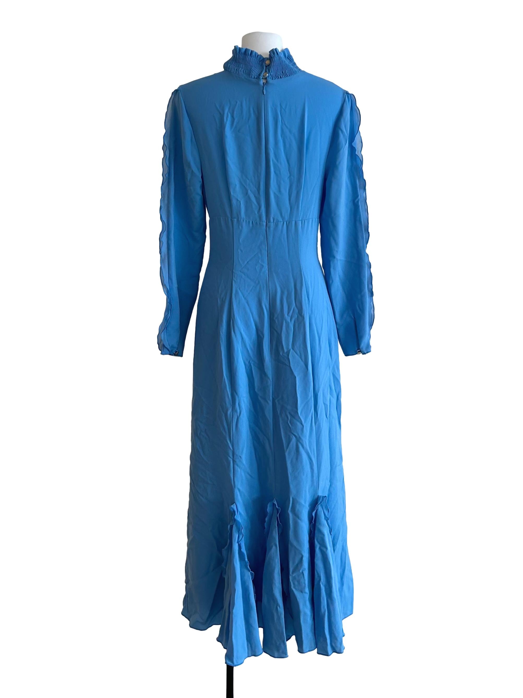 Cornflower Blue Maxi Dress