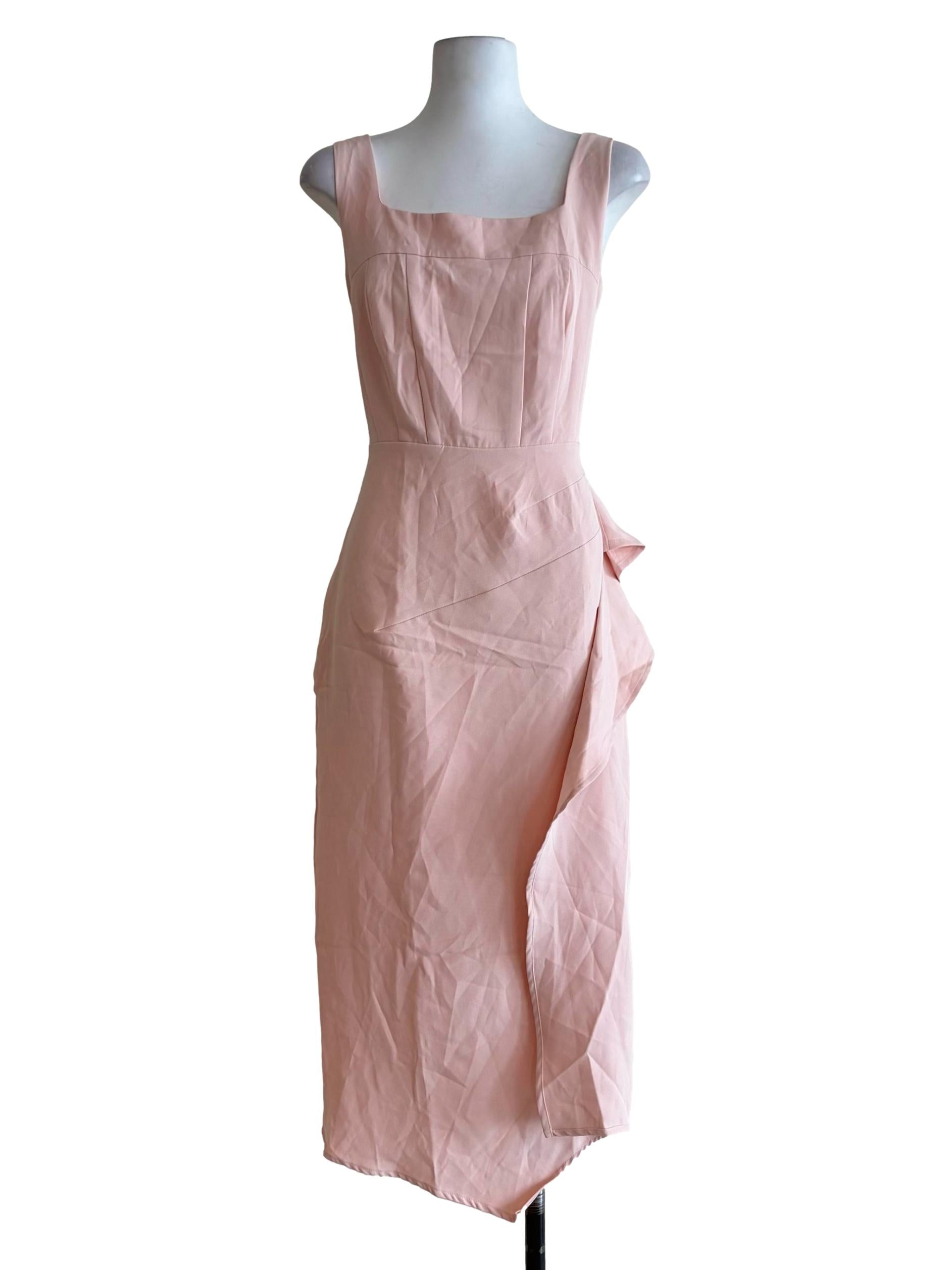 Rose Pink A-Line Sun Dress