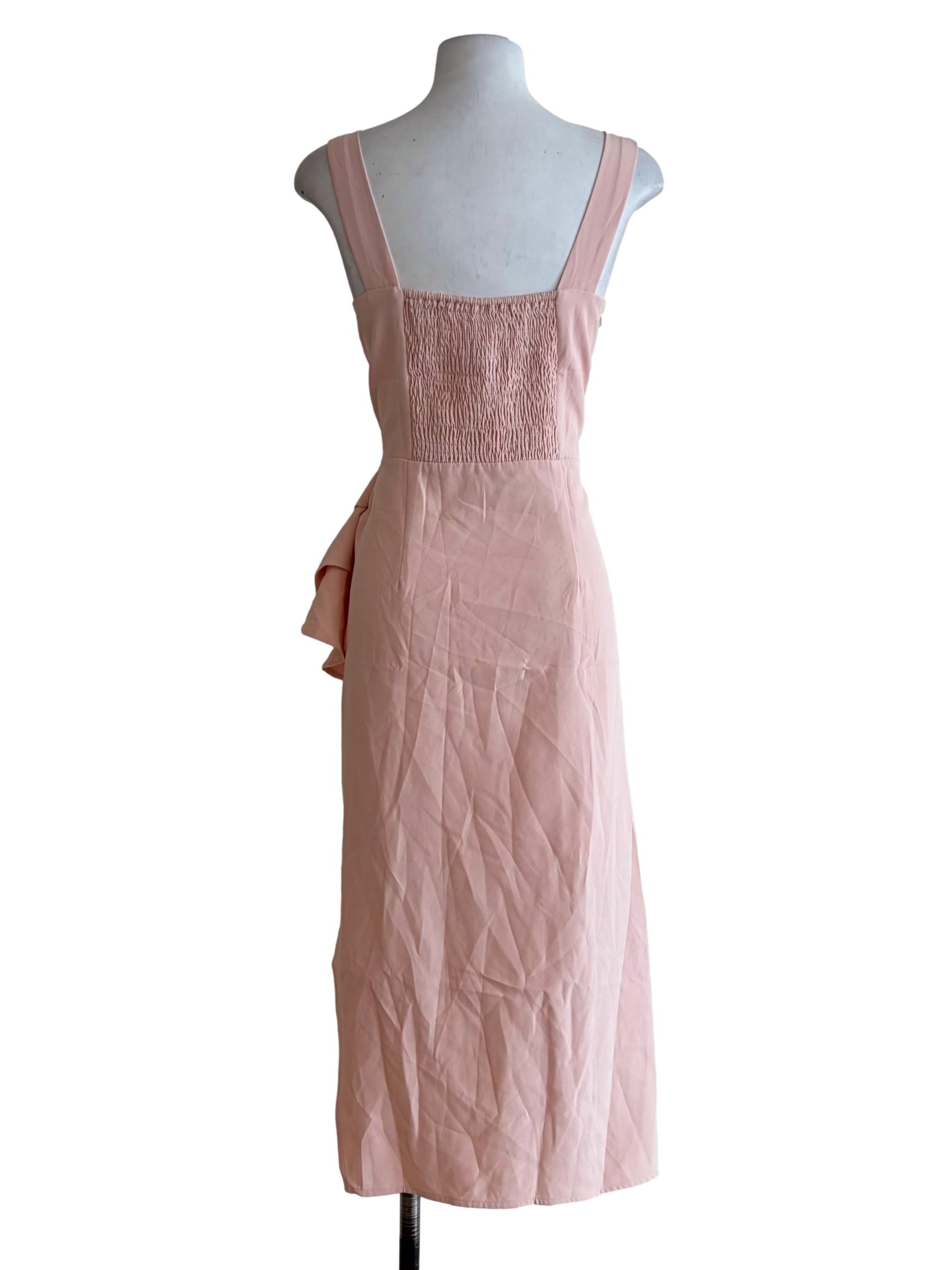 Rose Pink A-Line Sun Dress