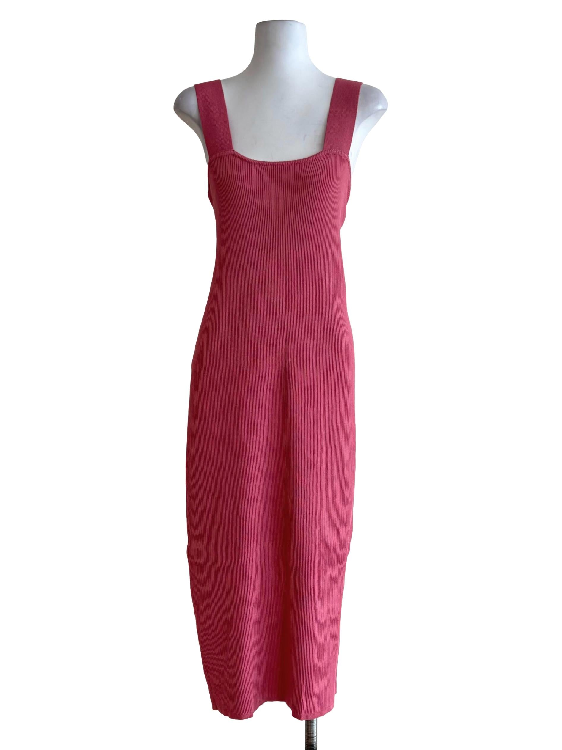 Punch Pink Bodycon Dress