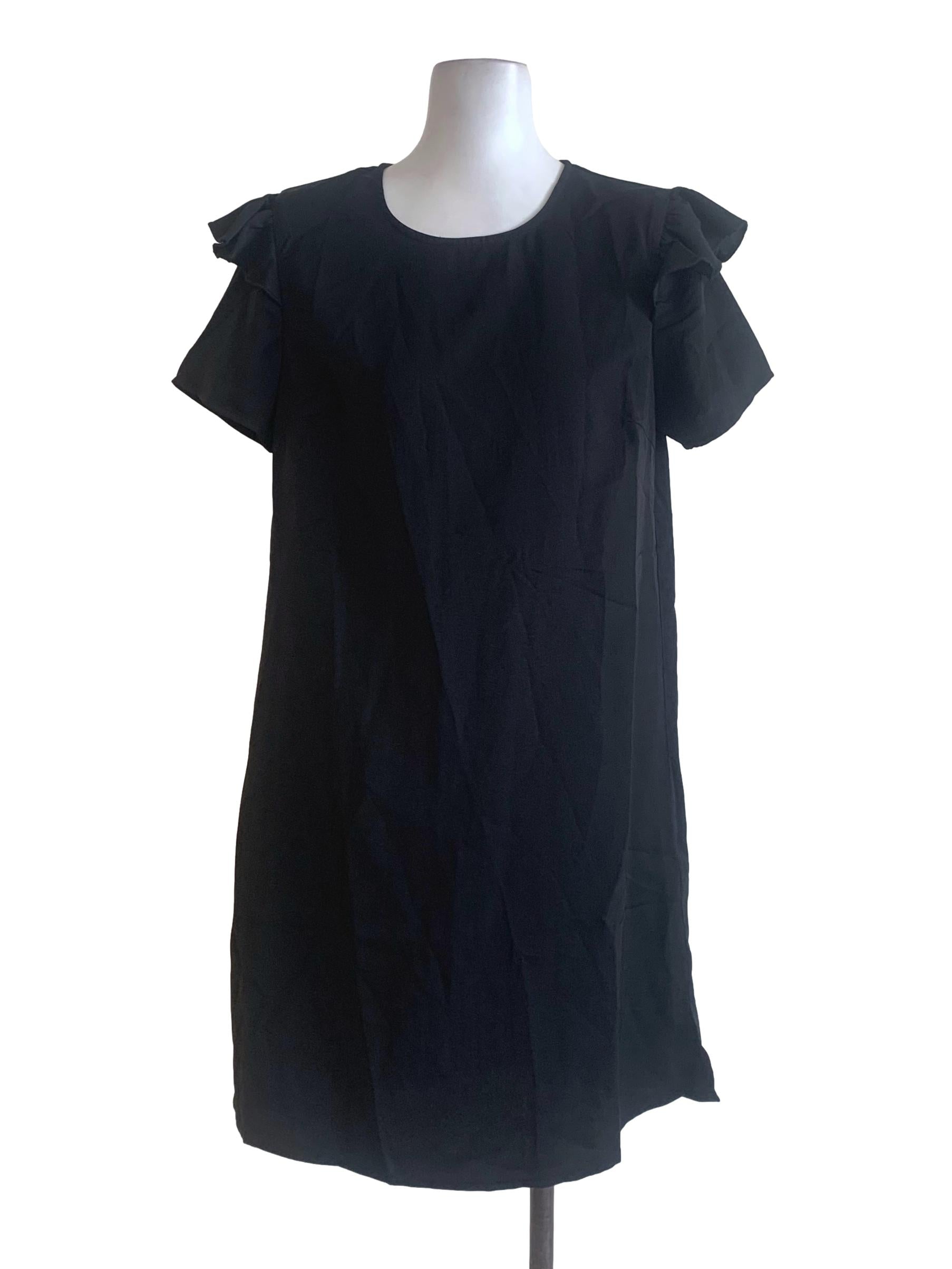 Black Trapezoid Dress