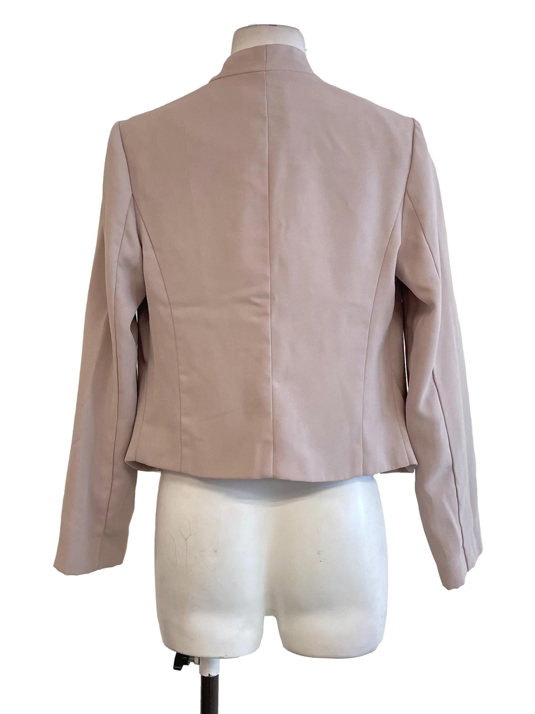 Light Nude Open Front Jacket