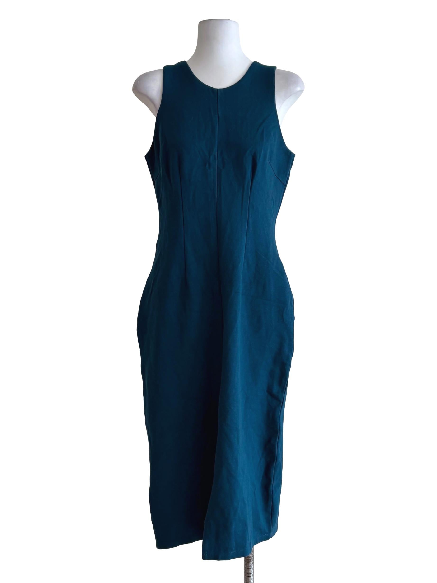 Aegean Blue Sheath Dress