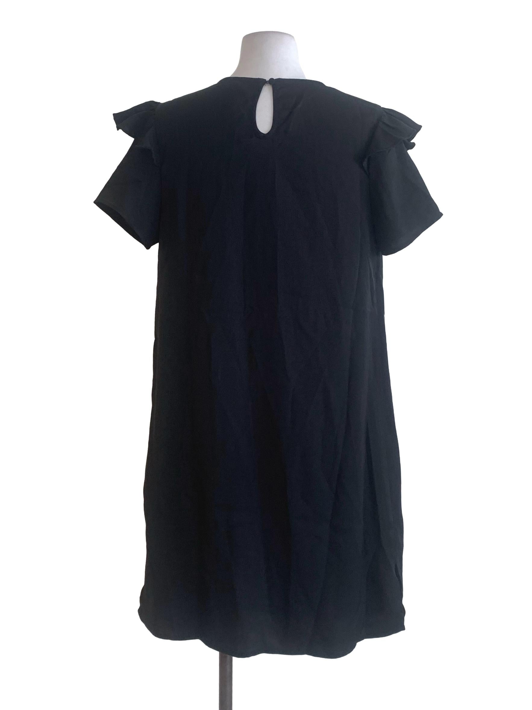 Black Trapezoid Dress
