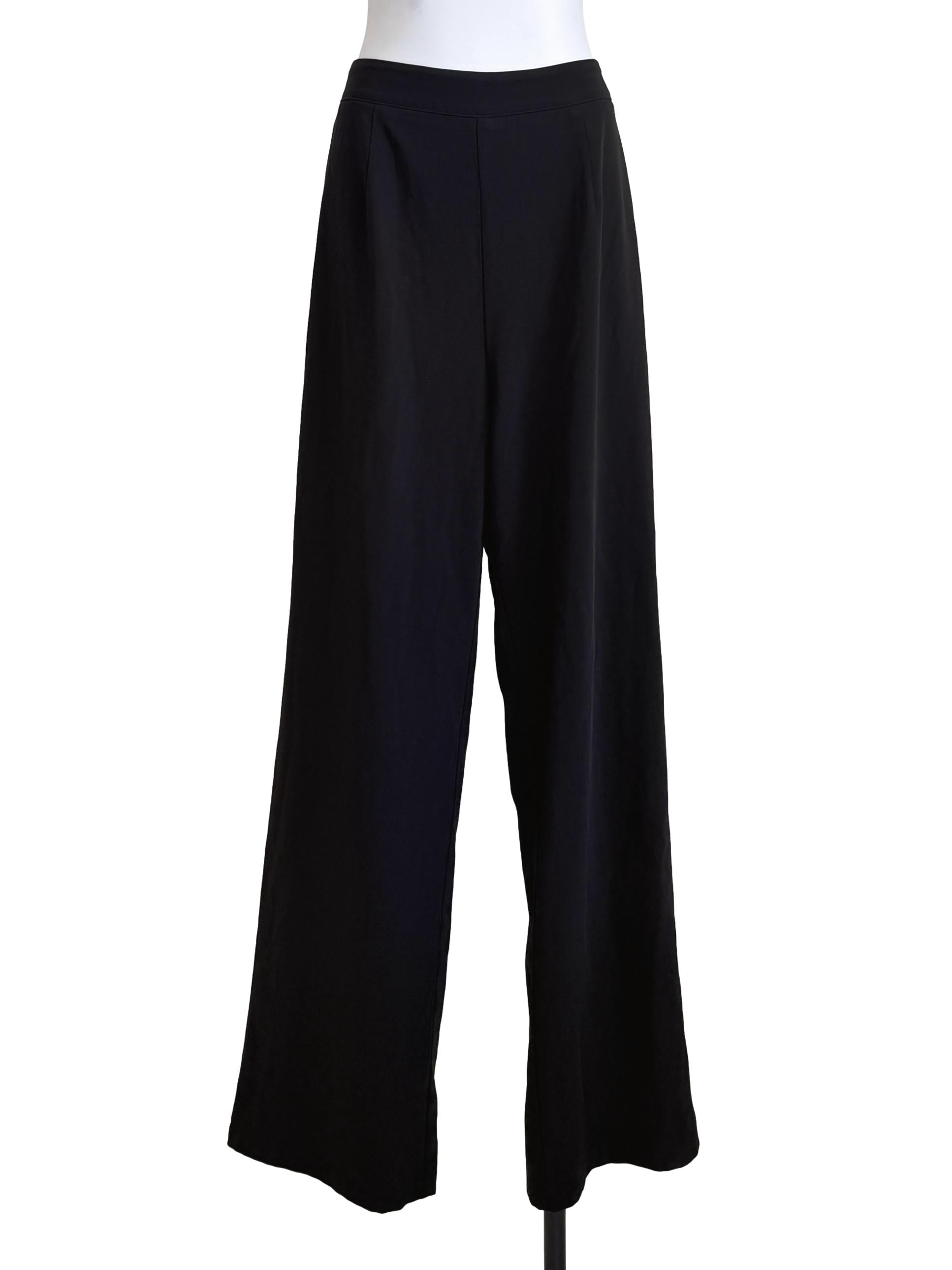 Black Straight Leg Pants