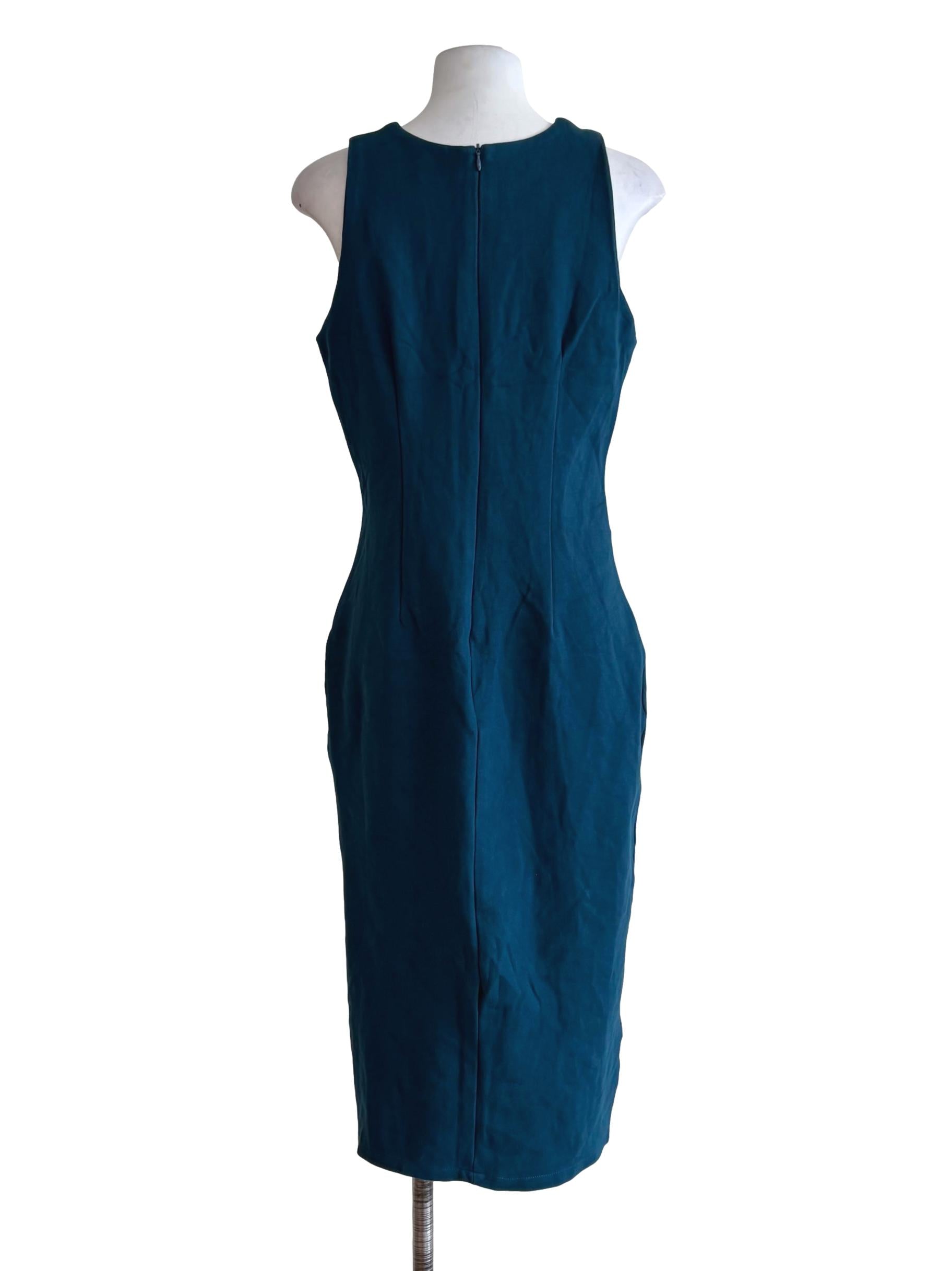 Aegean Blue Sheath Dress