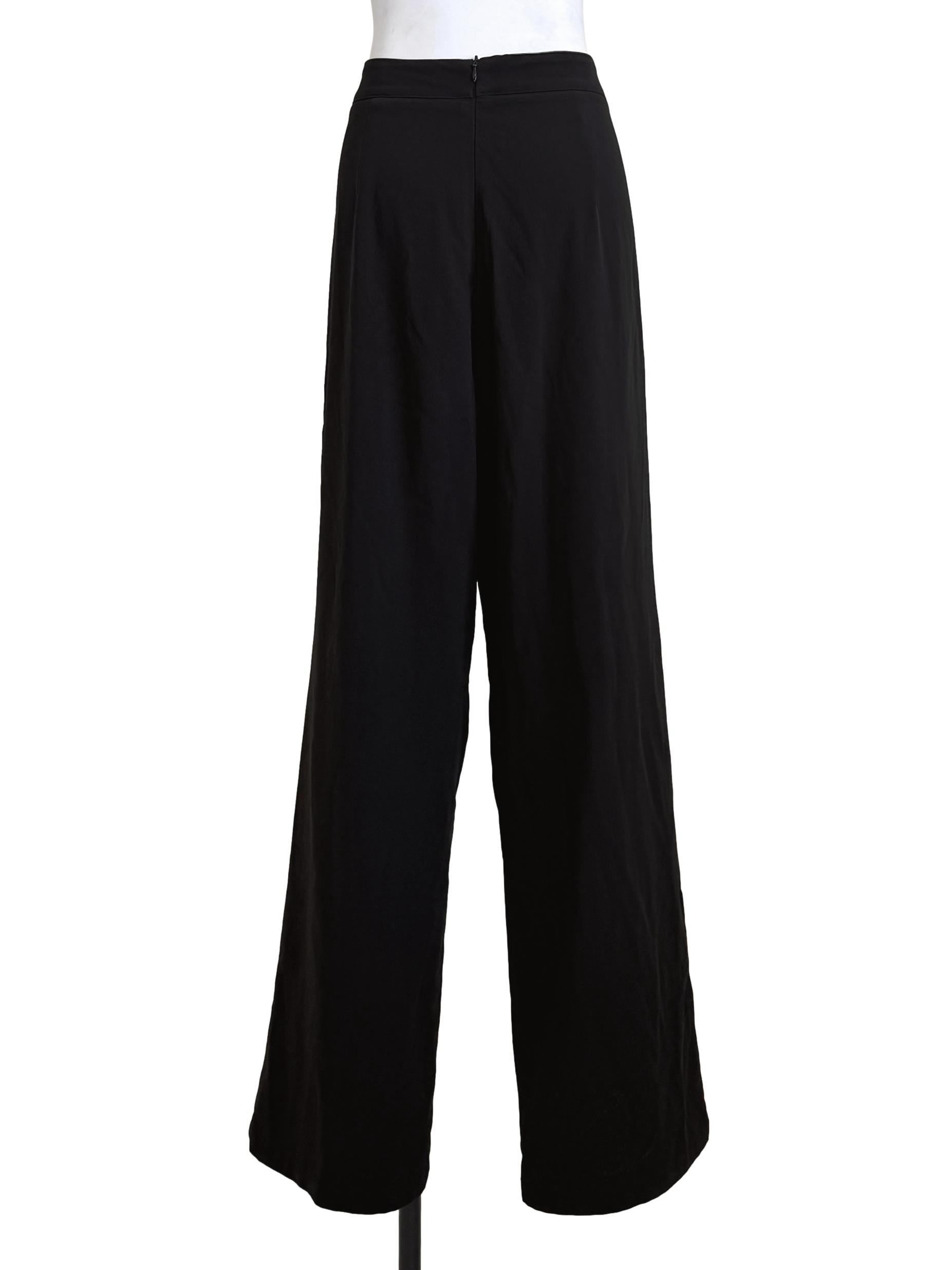 Black Straight Leg Pants
