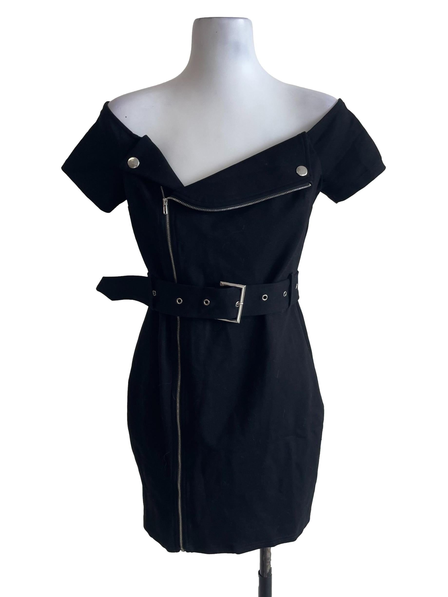 Black Off Shoulder Dress