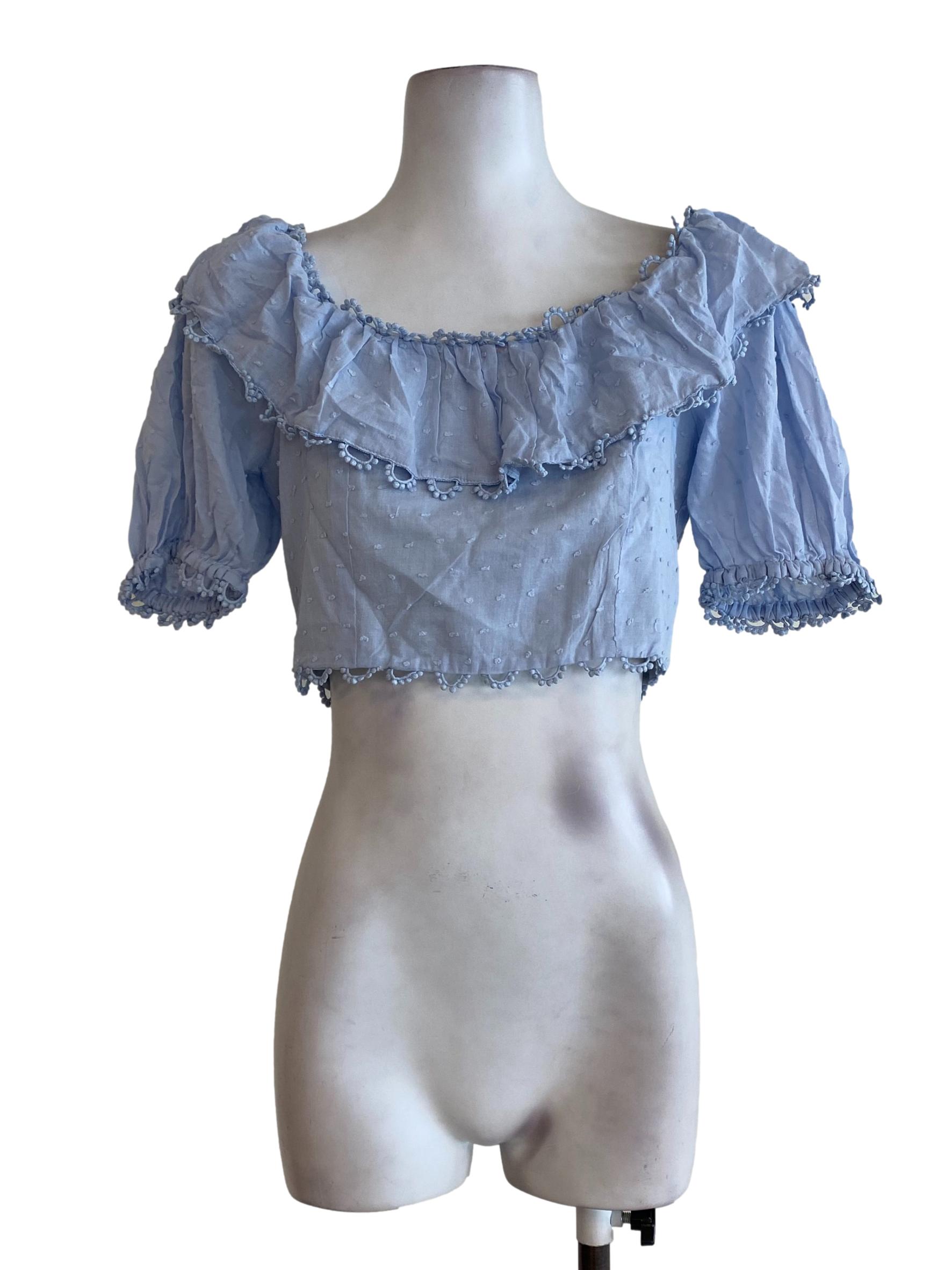 Blue Dot Top
