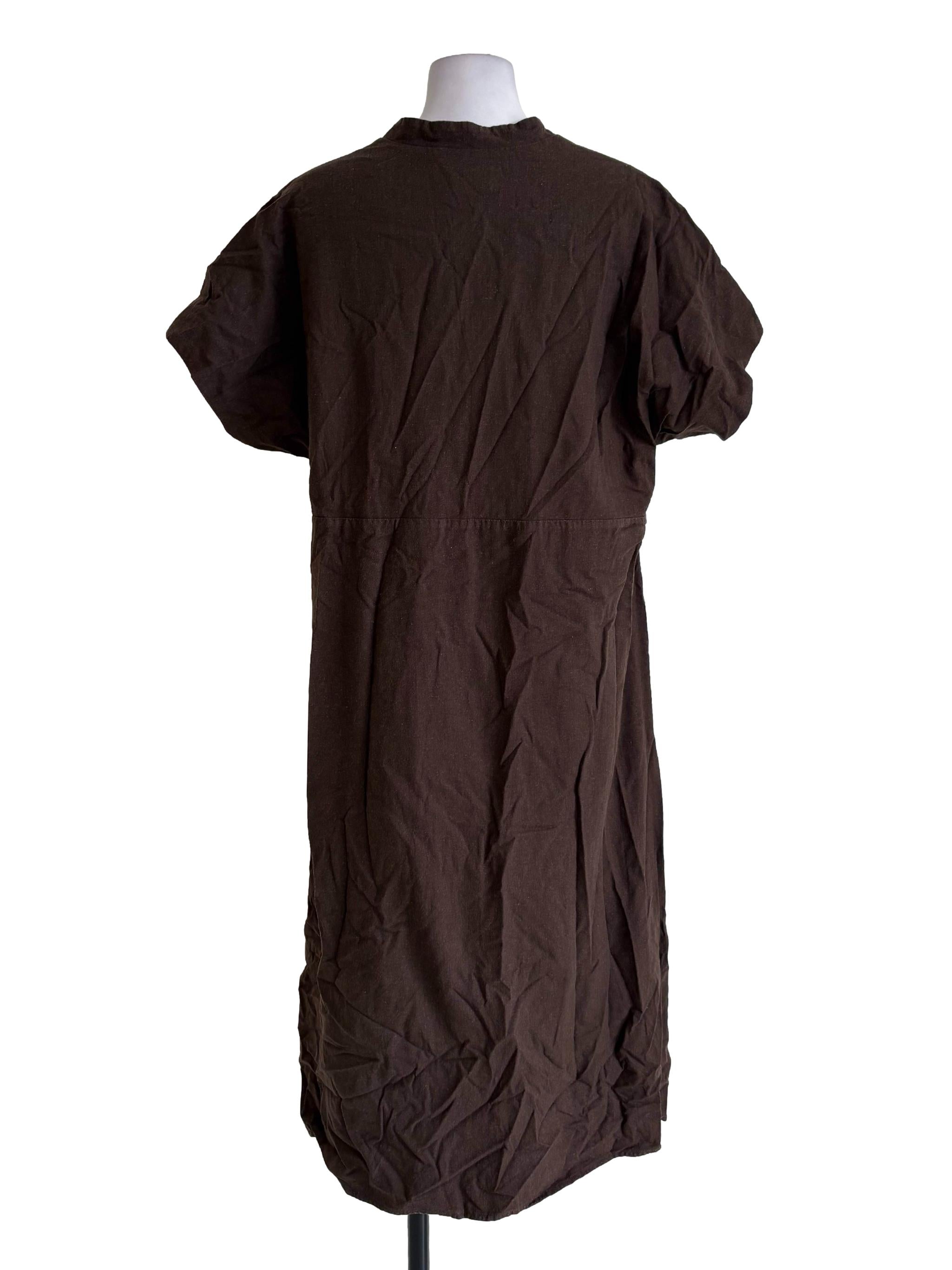 Mocha Brown Shirt Dress OSN