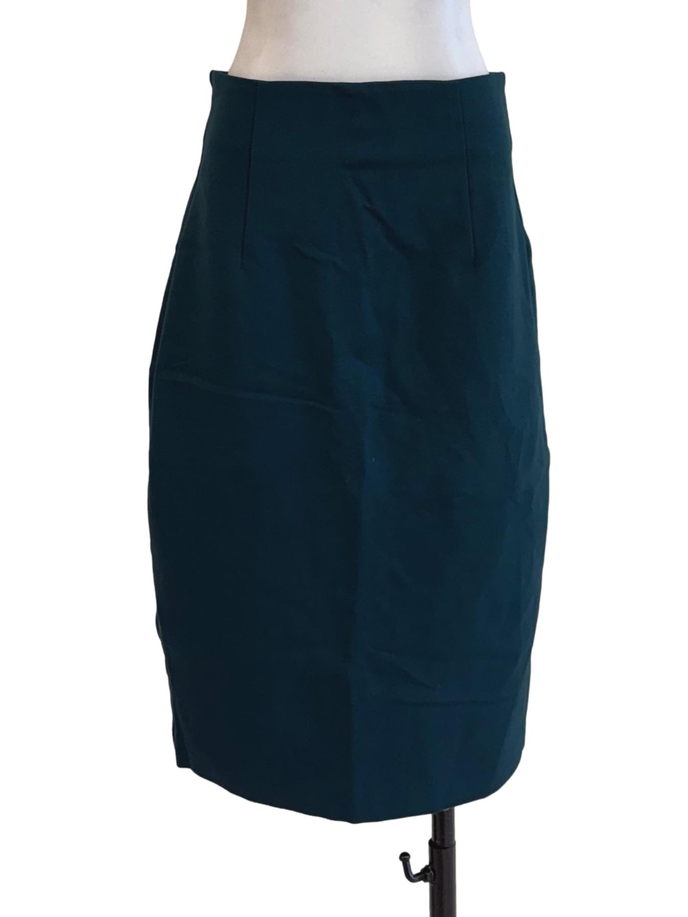 Emerald Green A-Line Skirt LB