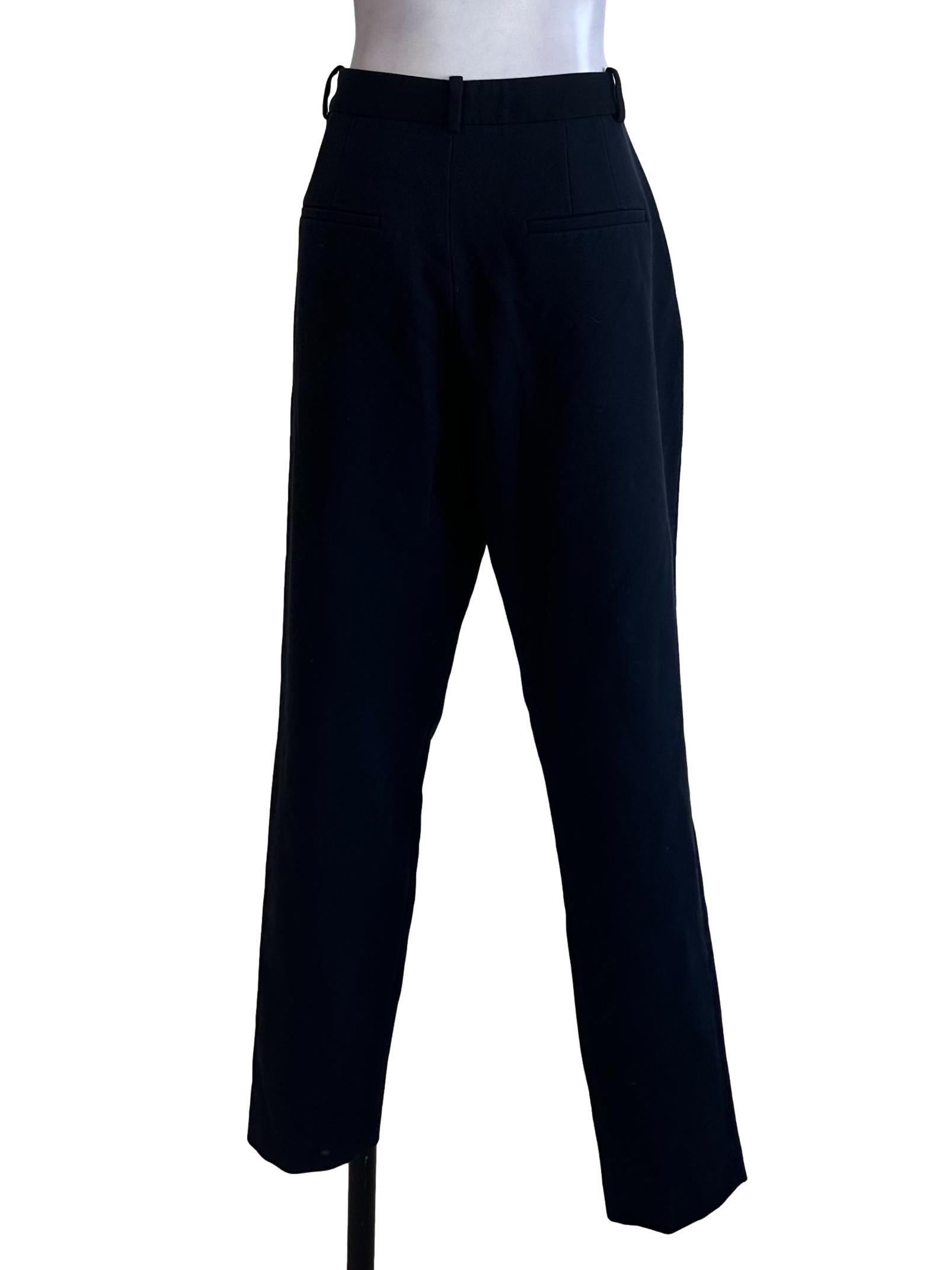 Midnight Blue Straight Formal Pants
