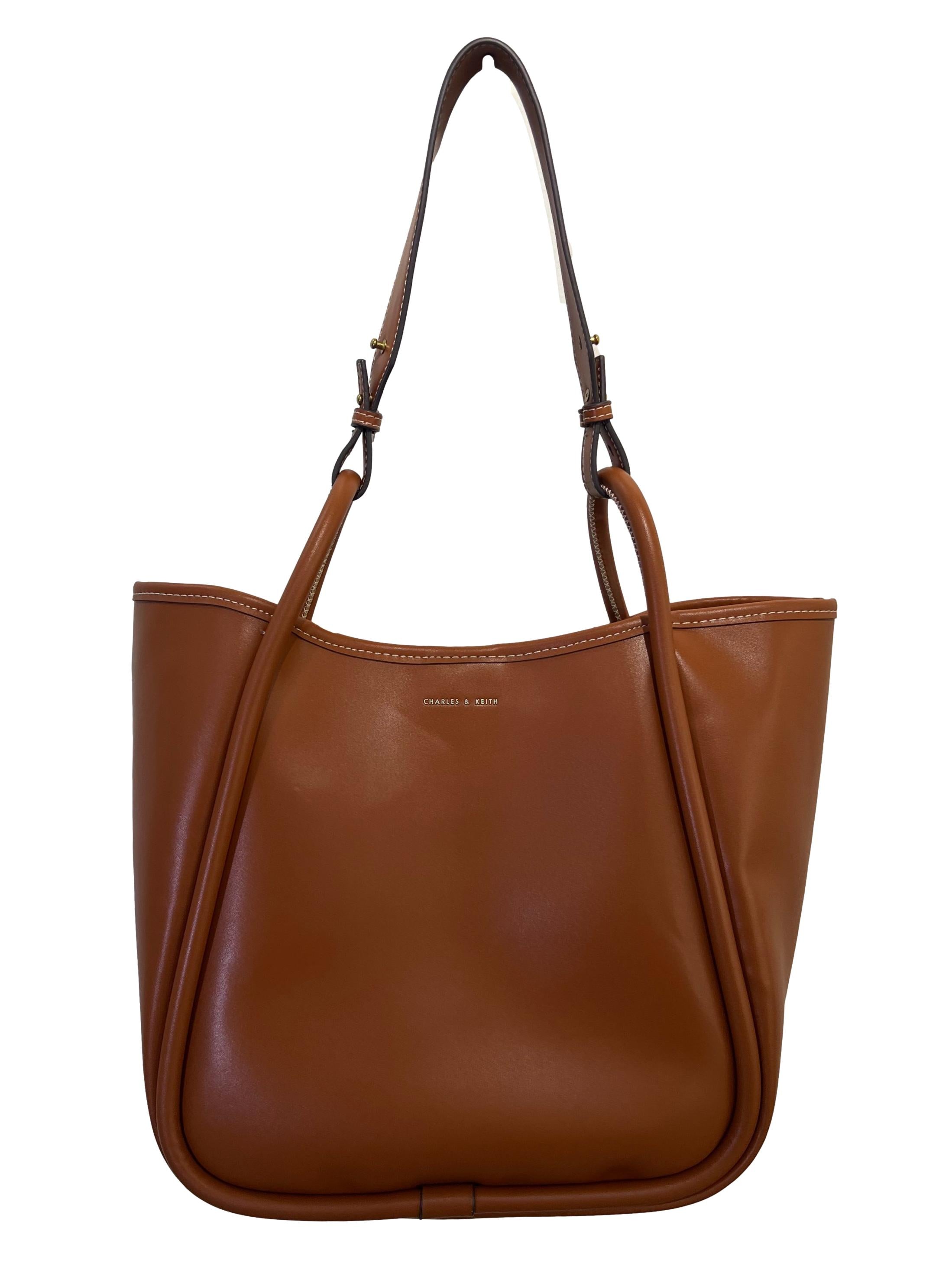 Warm Brown Bucket Bag