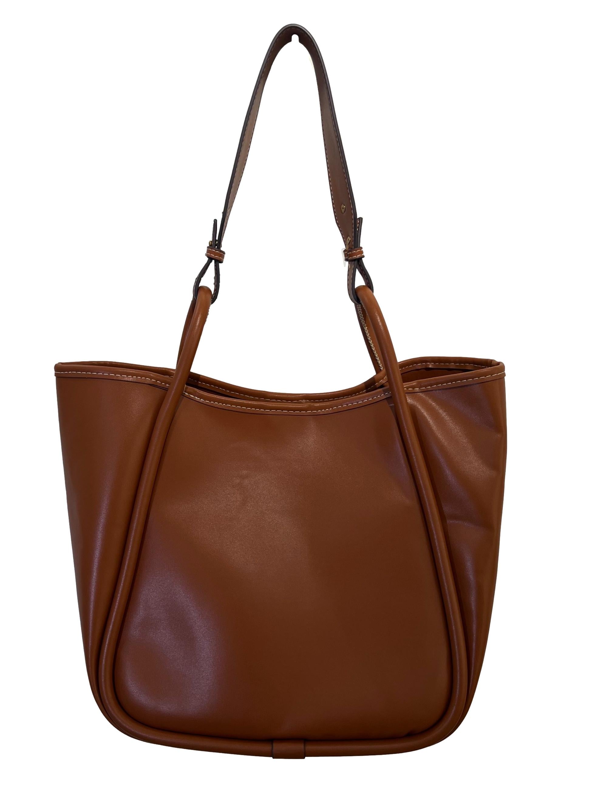 Warm Brown Bucket Bag