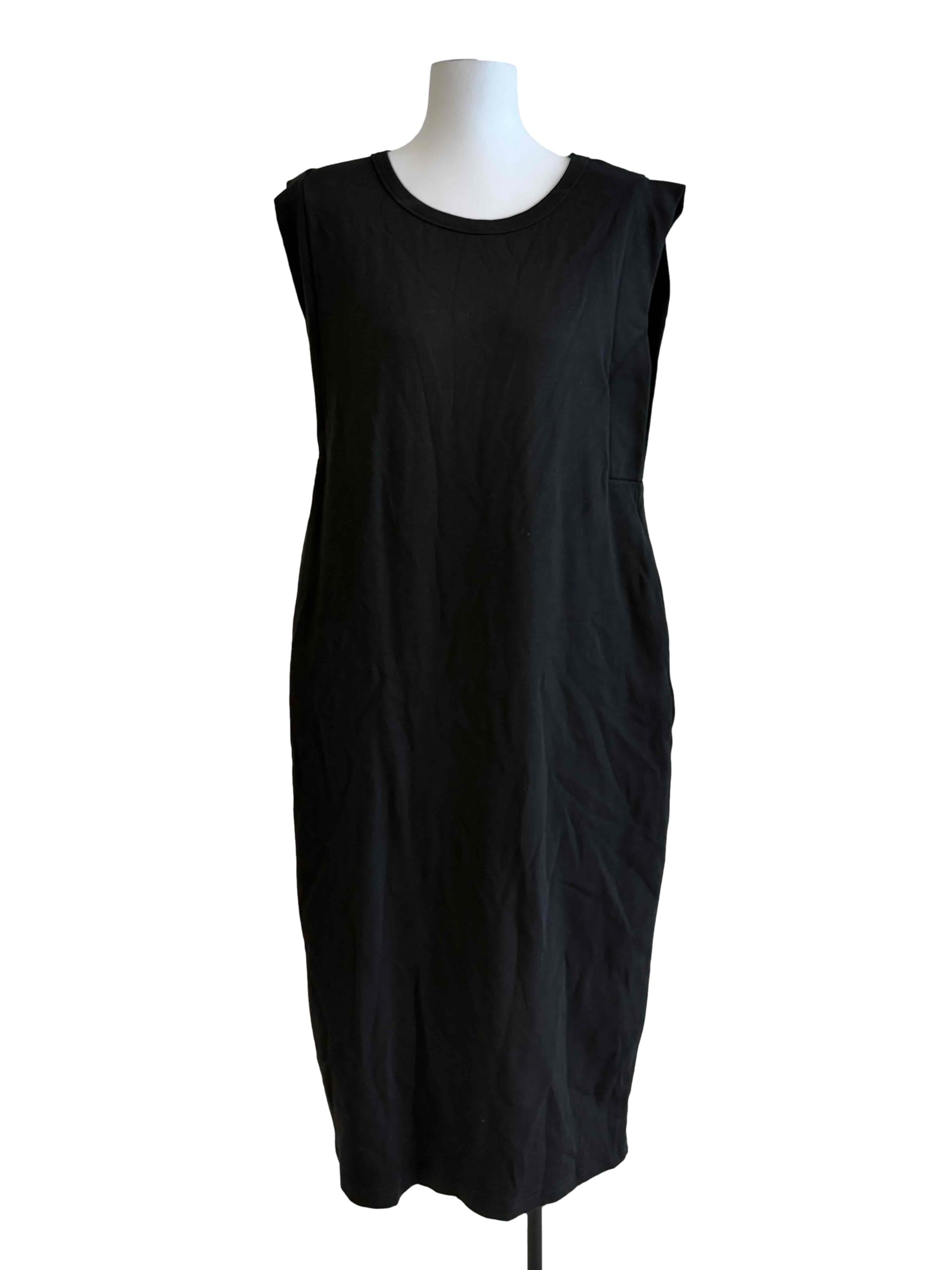 Coal Black Sheath Dress