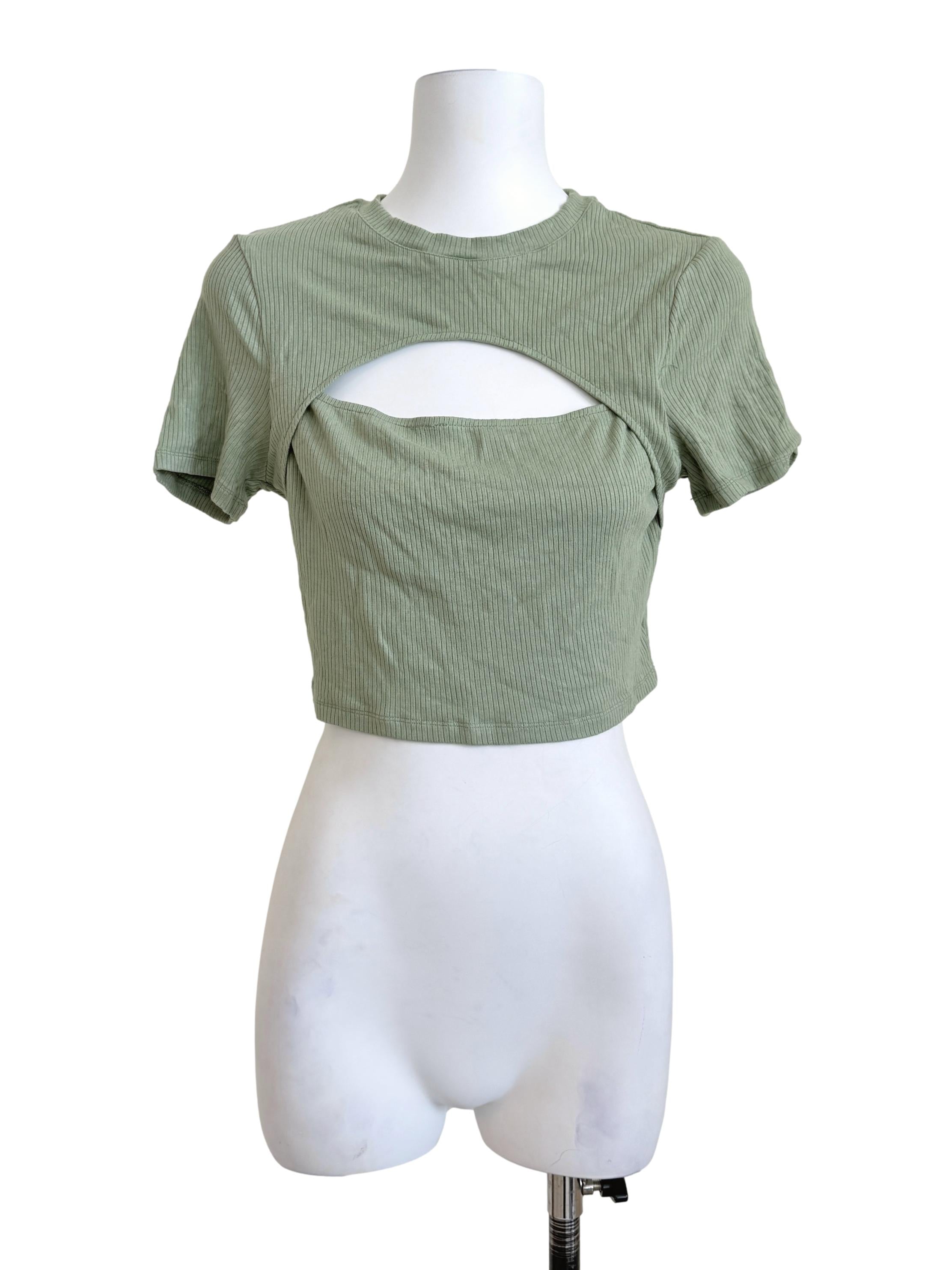 Fern Green Knit Top