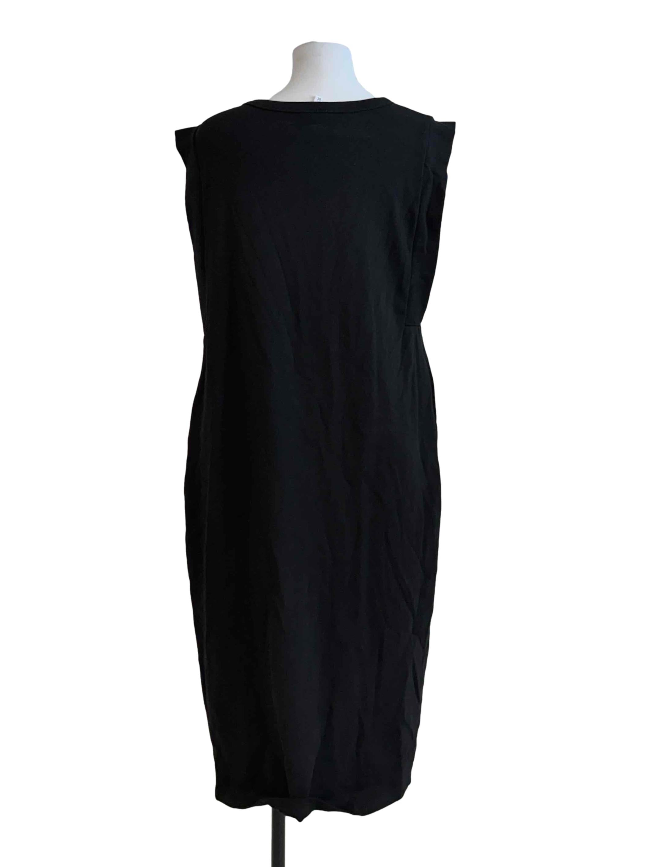 Coal Black Sheath Dress