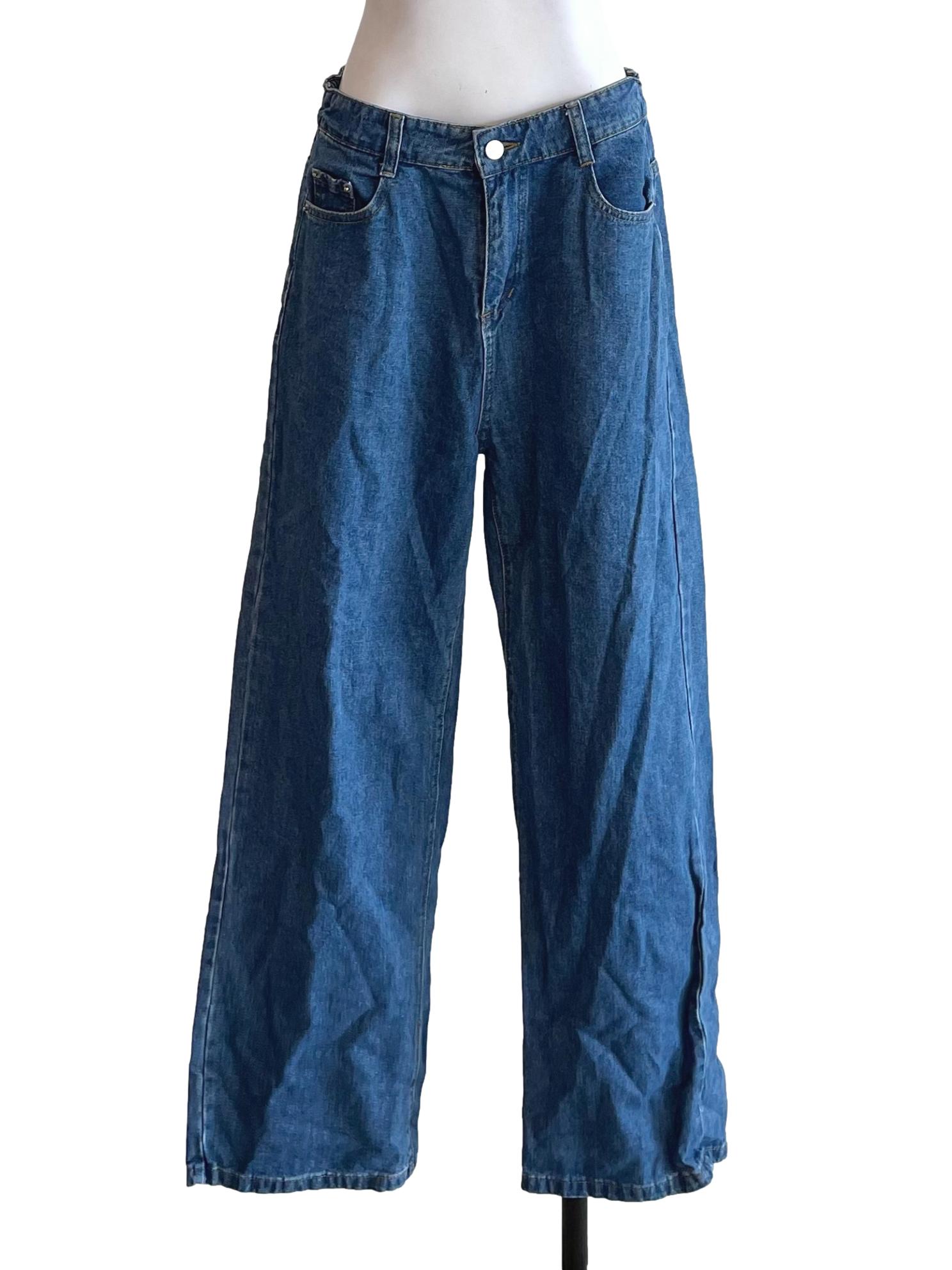 Blue Straight Jeans
